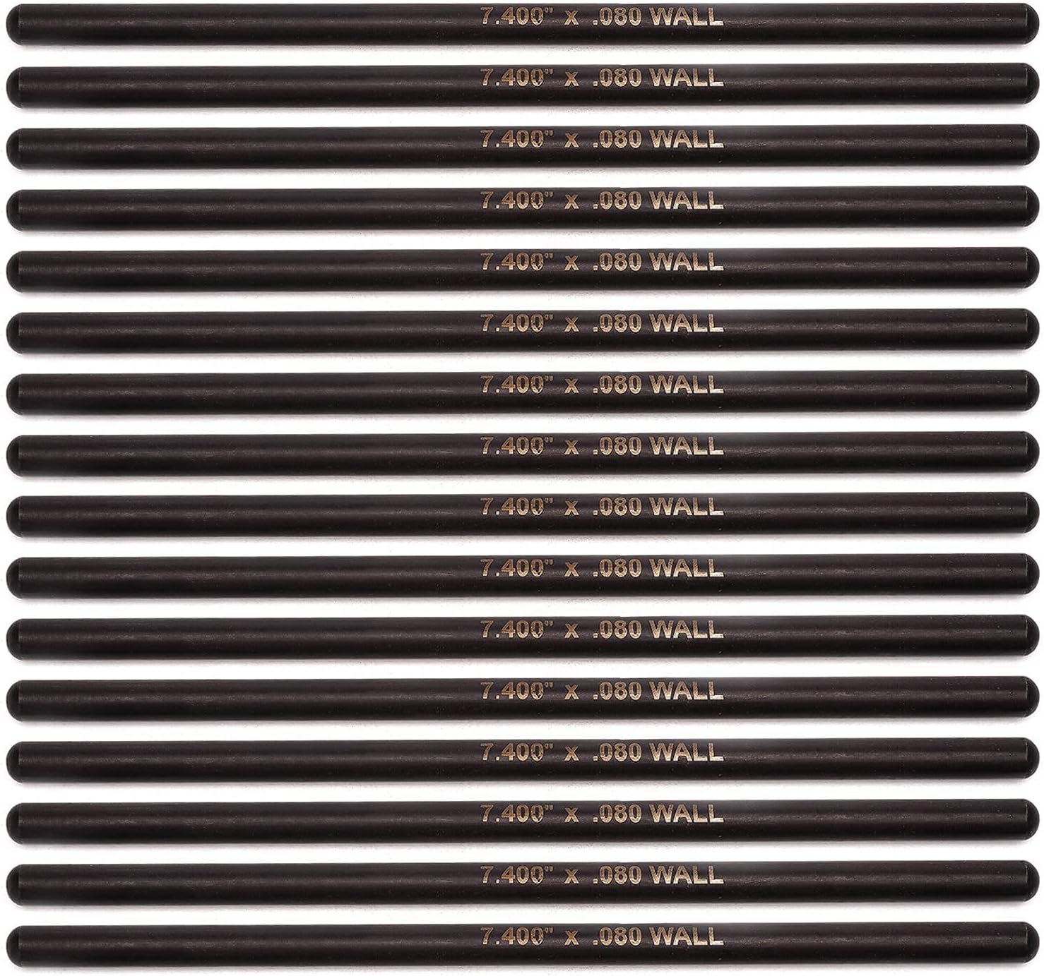 Pushrod Set 7.400" Longx .080",5/16" Diameter Pushrod Set for LS1 LS2 LS3 LS6 LS7 LS9 LSX Engines 99-13 Silverado Sierra 4.8L 5.3L 6.0L Pack of 16