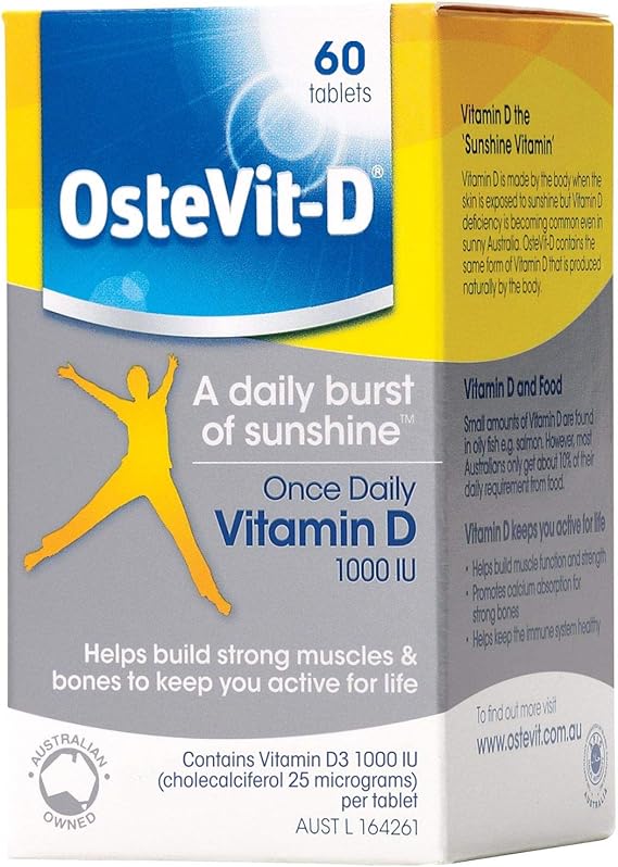 Ostevit D One A Week OsteVit-D Vitamin D3 One-A-Day 60 Tablets : Amazon.com.au: Health