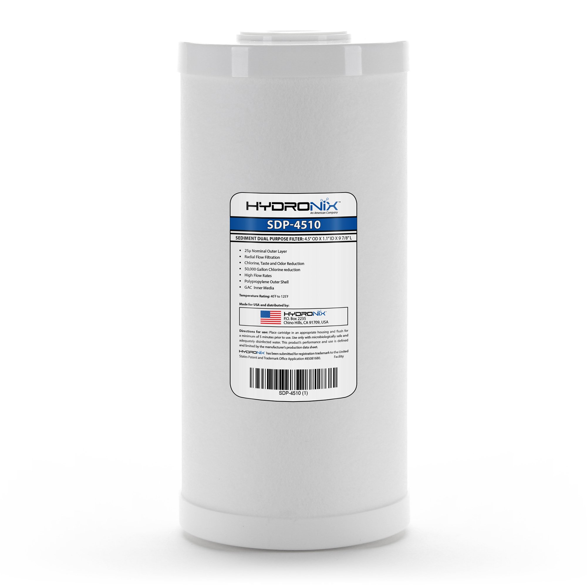 Hydronix SDP-4510 Dual Purpose Radial Flow Cartridge 4.5