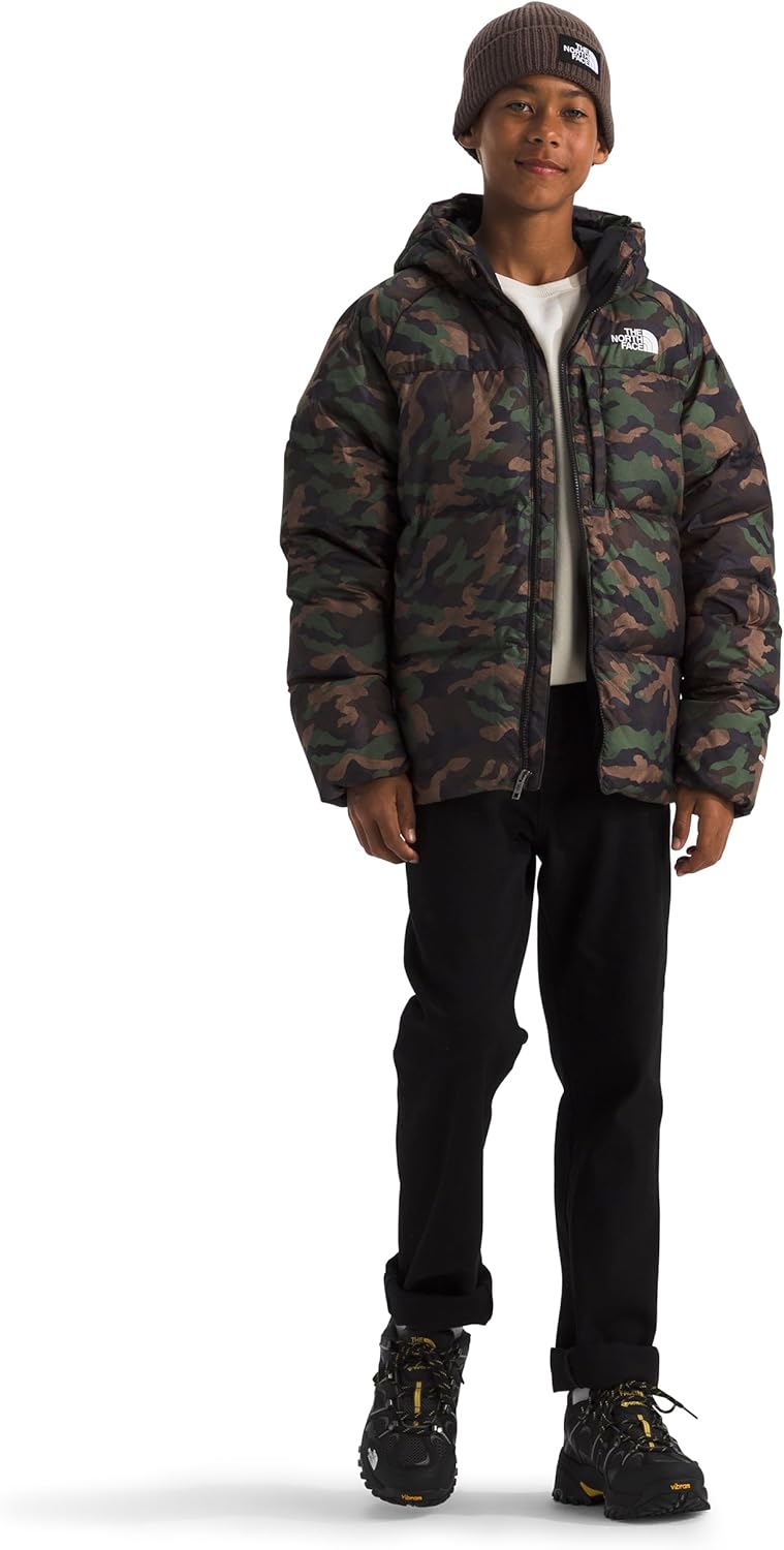 The North Face Boy's Reversible North Down Hooded Jacket (Little Kids/Big Kids) - Image 4