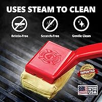 Vista 2 de Grill Rescue Cabezal de Limpieza de Raspador Reemplazable para Barbacoa, Cepillo de Parrilla Sin Cerdas - Herramientas Raspadoras Duraderas y Únicas