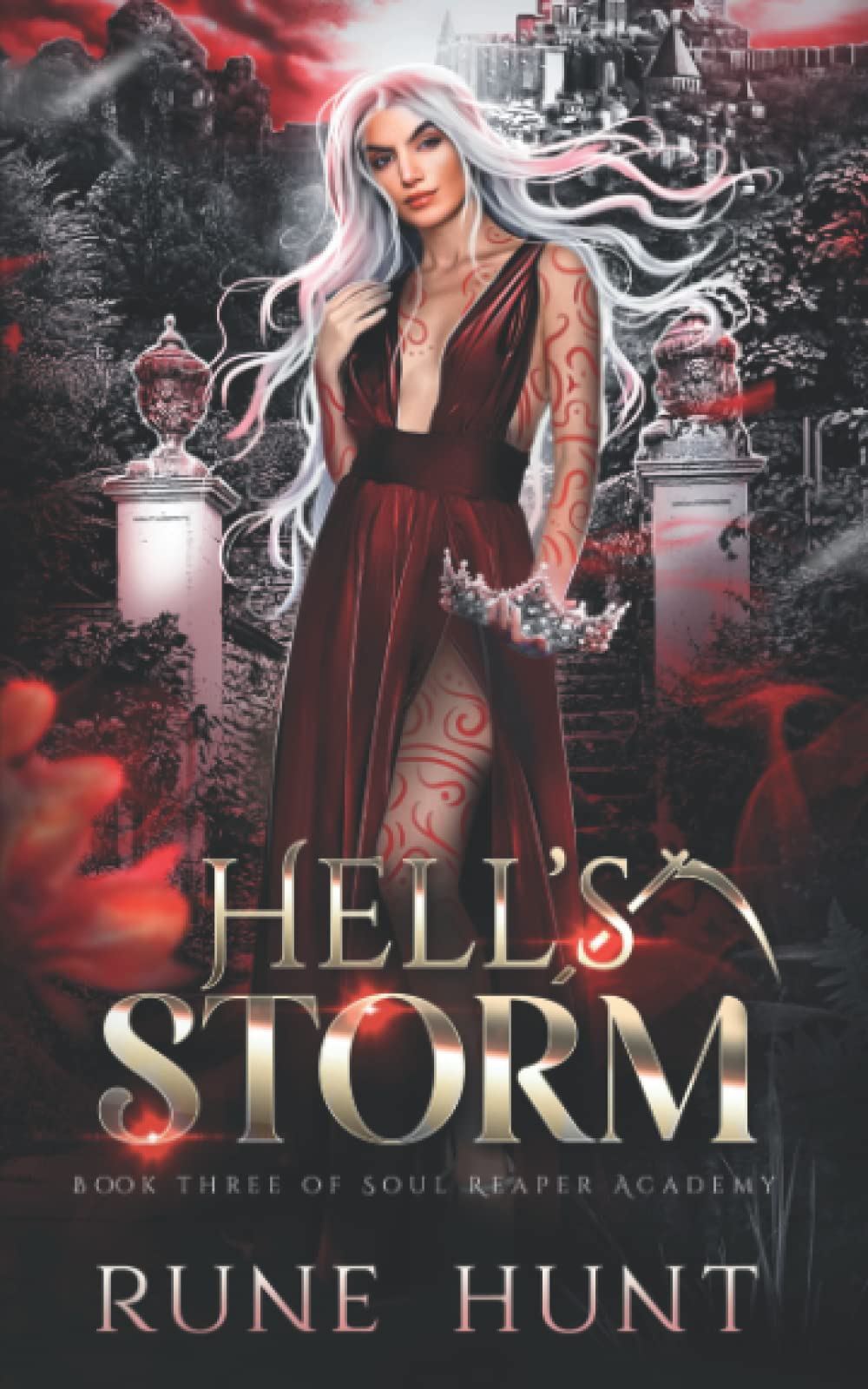 Hell's Storm: A Reverse Harem Hellhound Shifter Romance (Soul Reaper Academy)