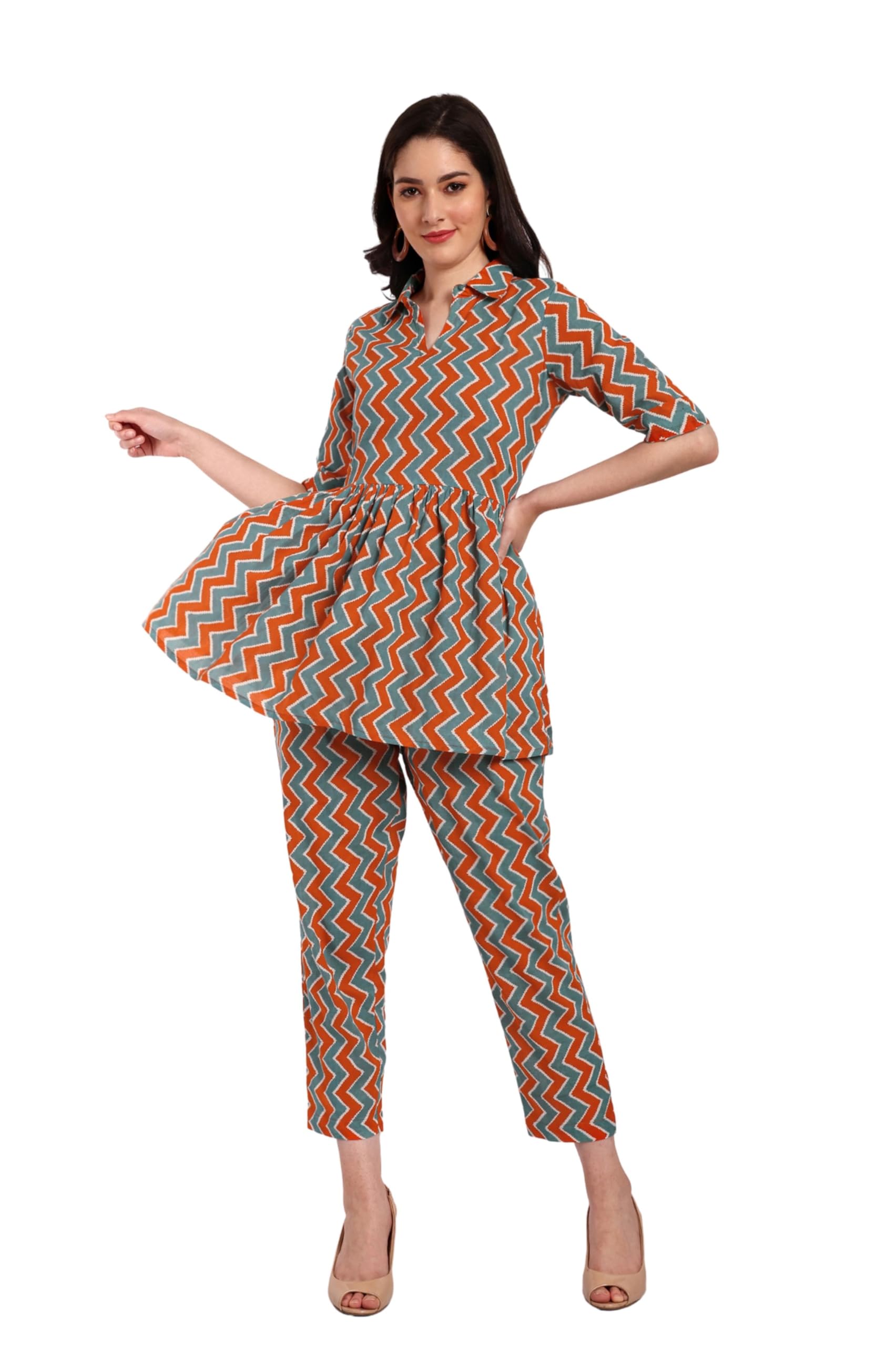 NUNCHII Women Co-ords Set