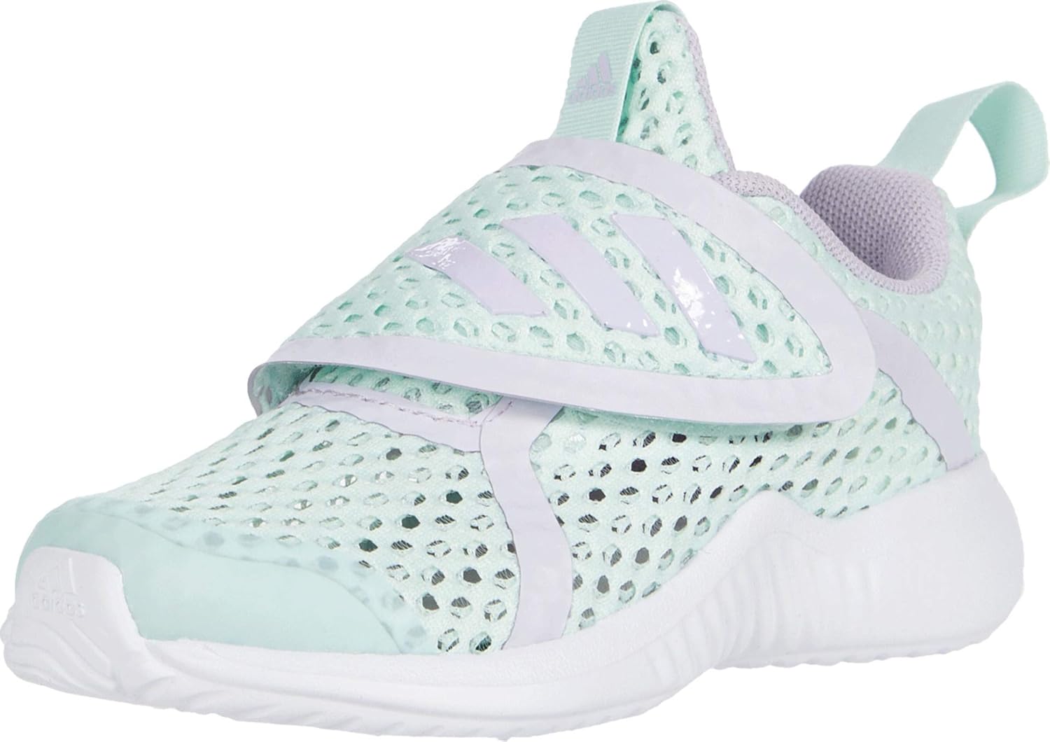 adidas unisex-baby Fortarun X Summer.RDY Running Shoe, Dark Green/Purple Tint/White, 9 Toddler