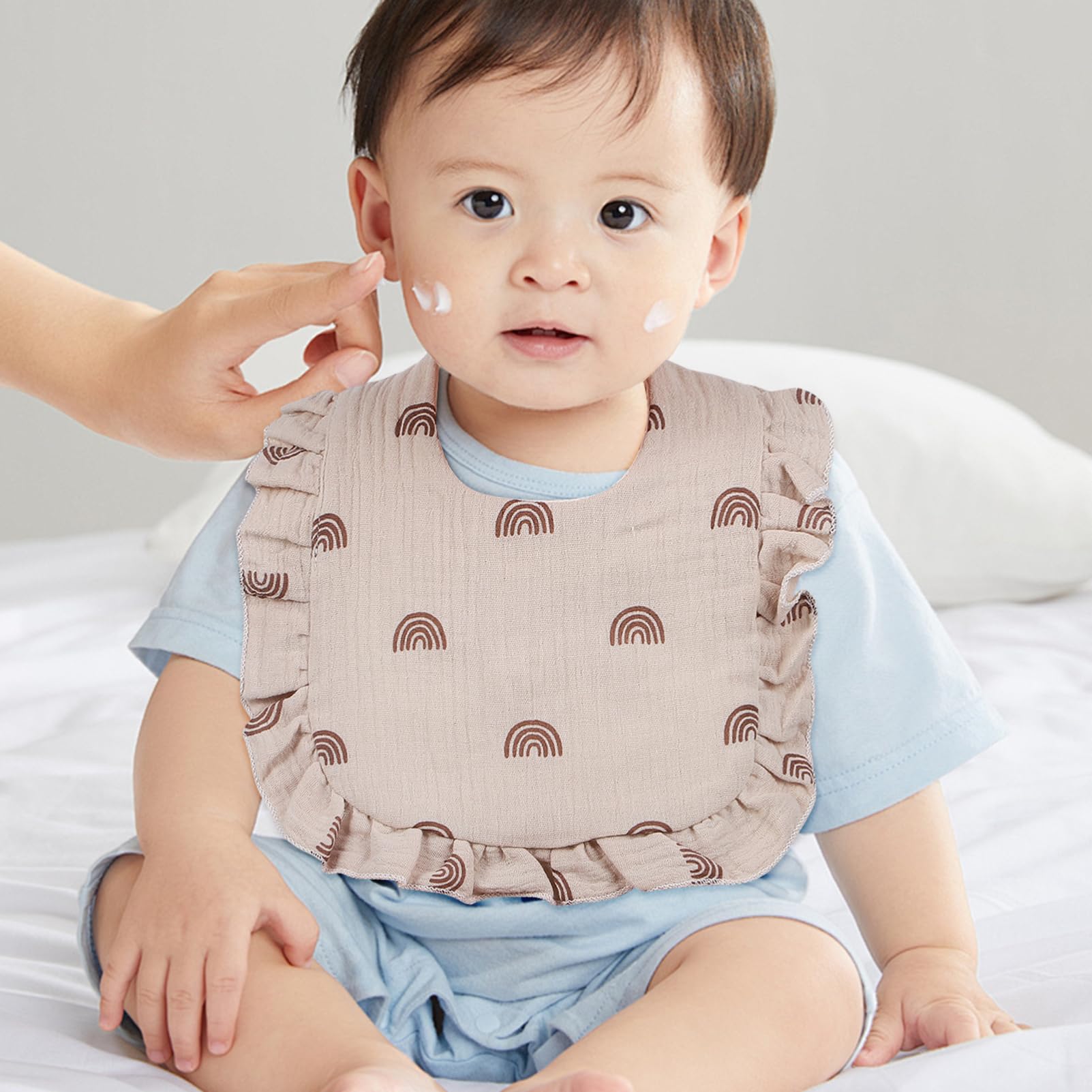 Holibanna 12stücke Pack Babysabberlätzchen Aus Babylätzchen Für Essen Unisex-neugeborenenlätzchen Spucktücher Für Kleinkinder