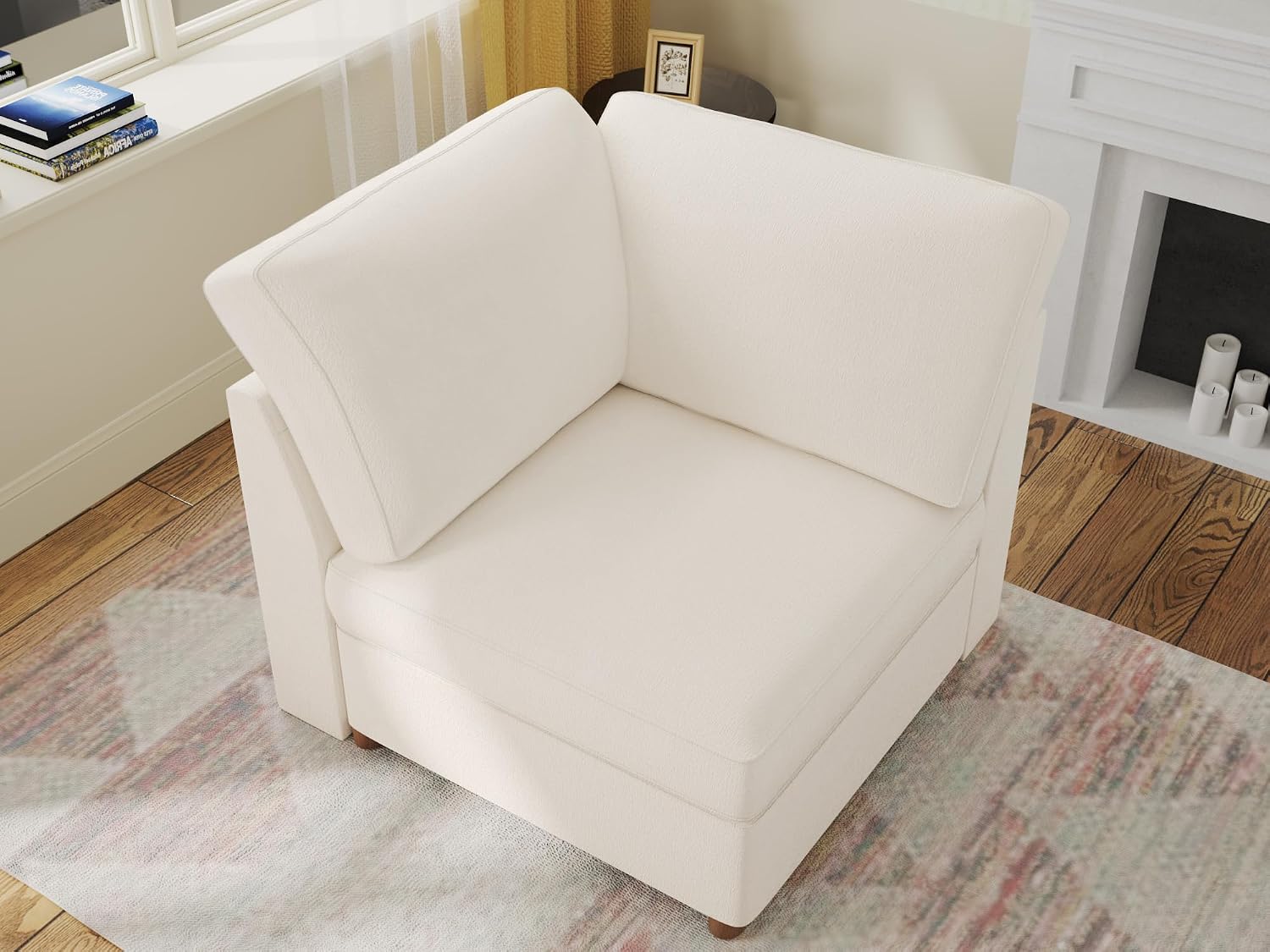 EASE MOOSE Corner Module for Chenille Sectional Couch