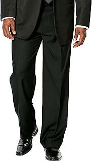 Men's Big & Tall Plain Front Tuxedo Pants