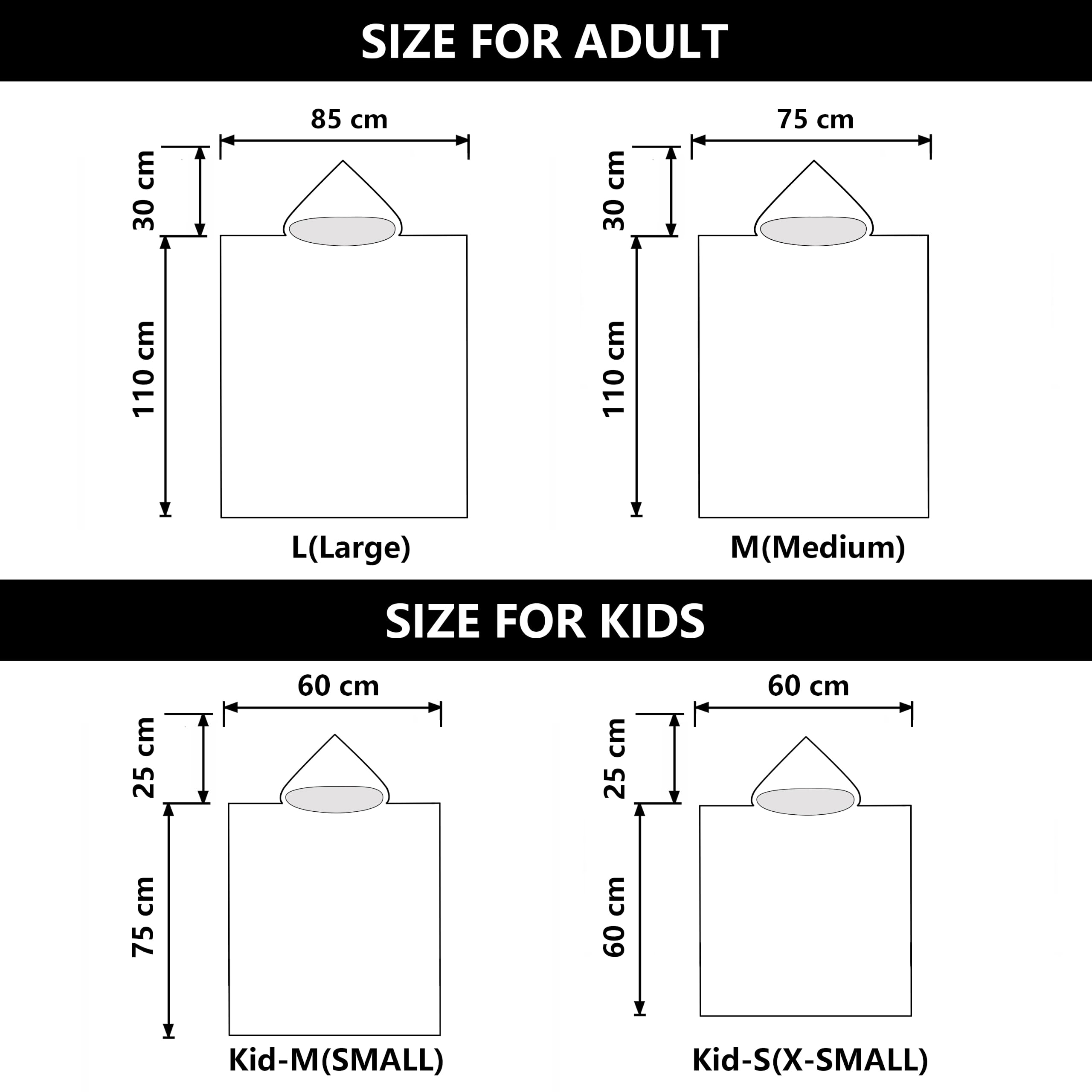 Poncho da surf ad asciugatura rapida, accappatoio, felpa con cappuccio per adulti, uomini, donne o famiglie, microfibra, nuoto, spiaggia, surf, immersioni, bagno a casa
