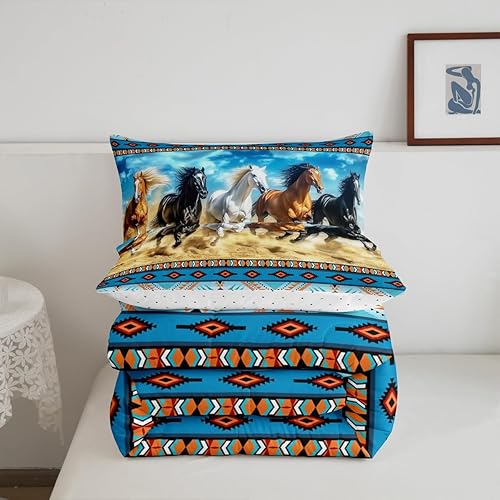 Miniatura 29 de Feelyou - Juego de edredón retro hippie con flores, tamaño King, para niños, con diseño de plantas florales botánicas de los 60 y 70, edredón Multi