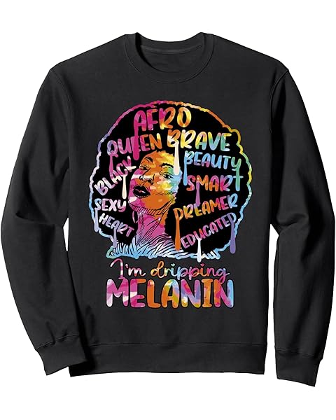 I'm Dripping Melanin Black Woman Queen Sweatshirt