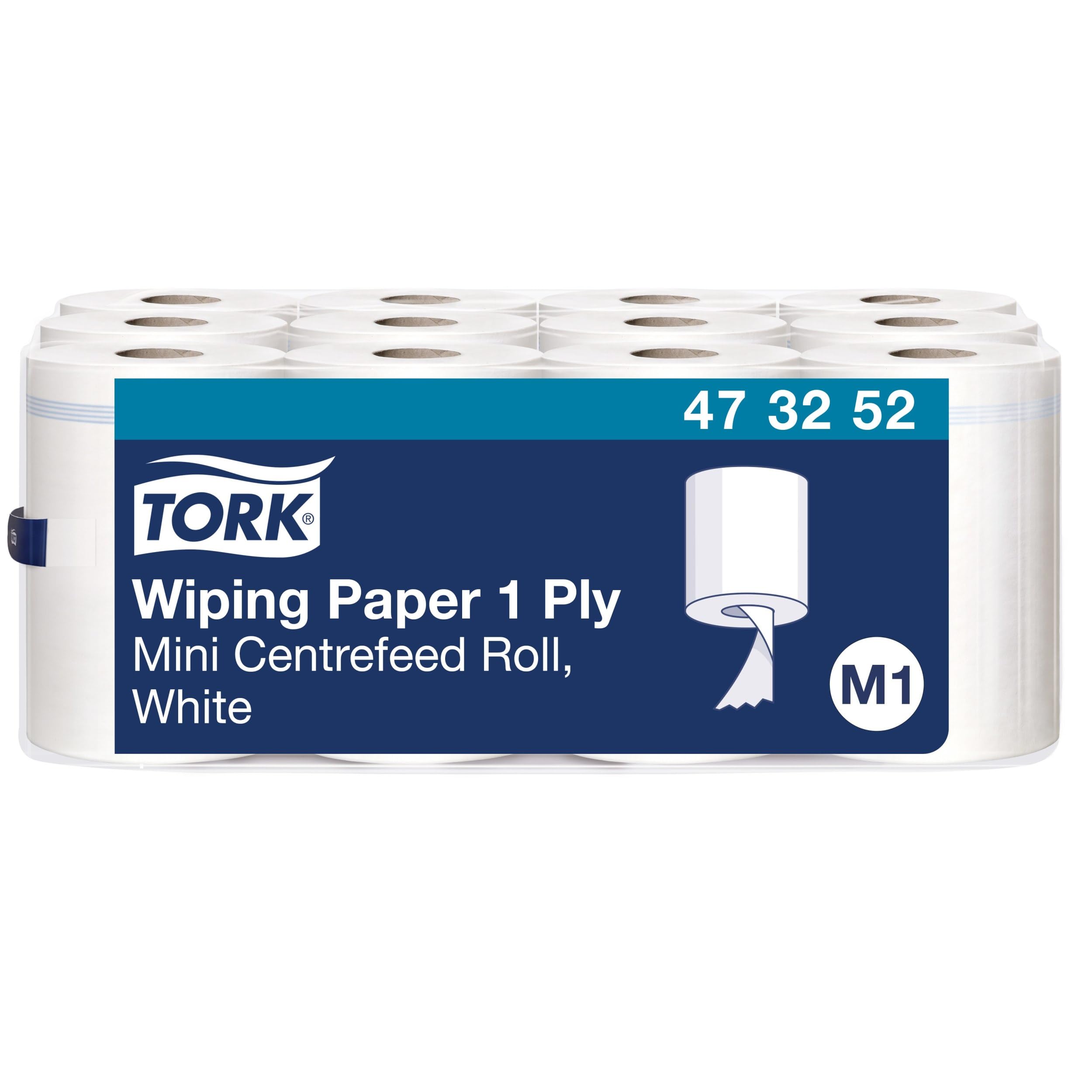 Tork Zaawansowana silna chłonna rolka papieru do wycierania kompatybilna z systemem podawania centralnego Tork M1, 12 x 120 m (1 x 12 rolki)