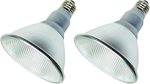 Paquete de 2 bombillas LED K21471 PAR38FL de 120 V  18 vatios de alto rendimiento (reemplazo de 100 W) PAR38  120 voltios  Bombillas LED para uso en
