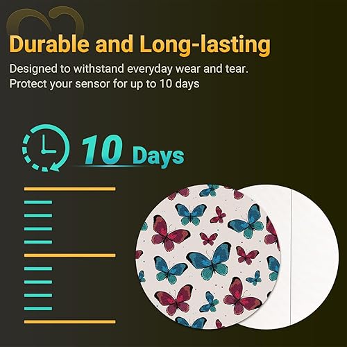 Miniatura 6 de Parches adhesivos Dexcom G7 (paquete de 10) - A prueba de golpes con tapa dura, impermeable, transpirable, adhesivo médico, protección CGM de 10