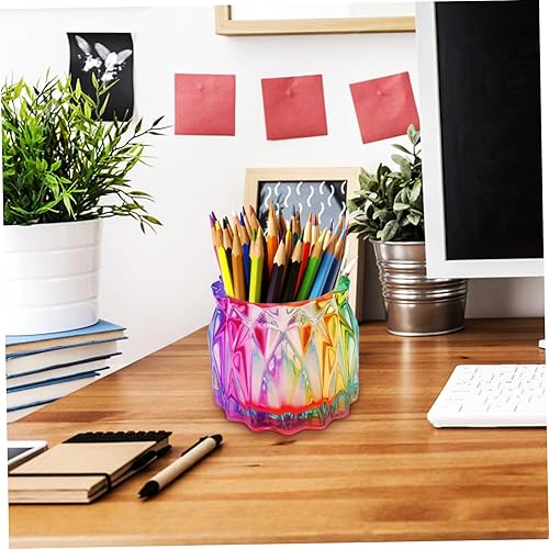 Miniatura 2 de COHEALI Moldes de silicona para jarrón, soporte para brochas de maquillaje, moldes de silicona, moldes de resina para bolígrafos, moldes de resina