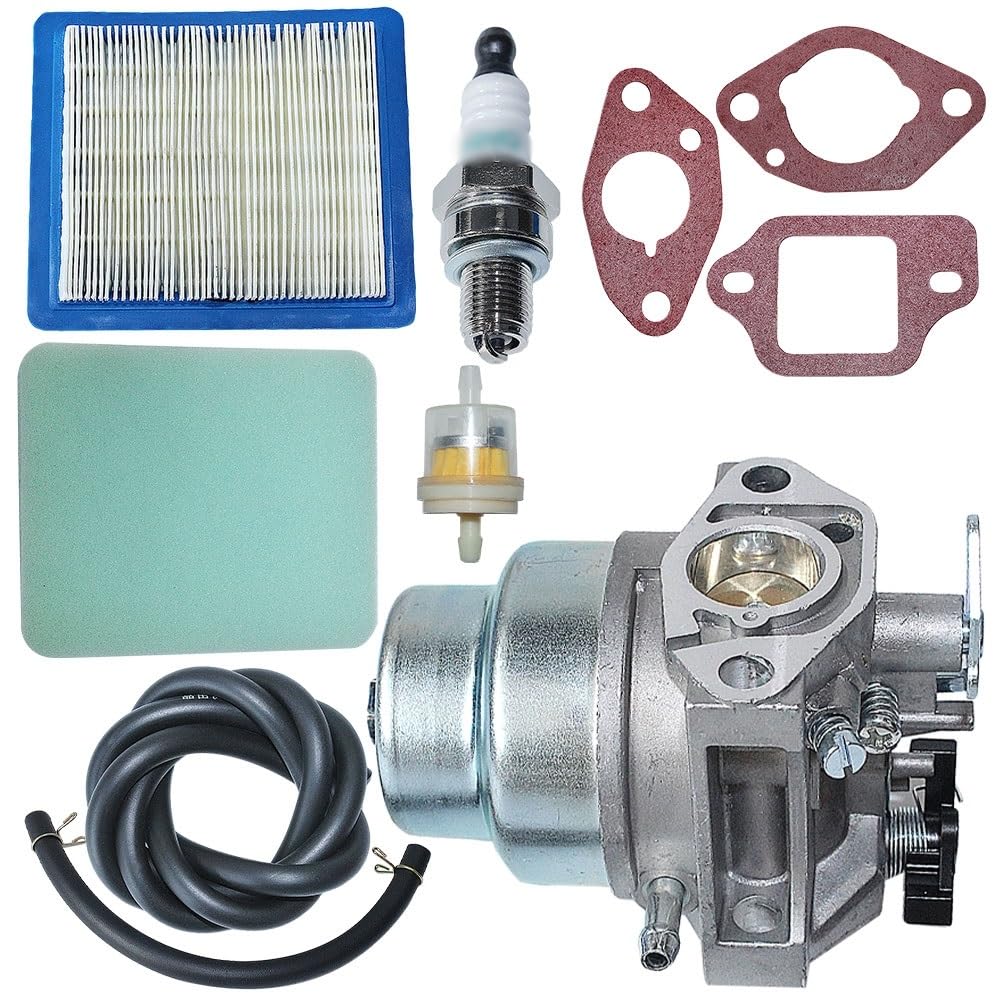 Carburadores Junta De Carburador para GCV135 para GCV160, Filtro Combustible Y Aire, Tubo Flexible, Bujía, Motor Cortacésped