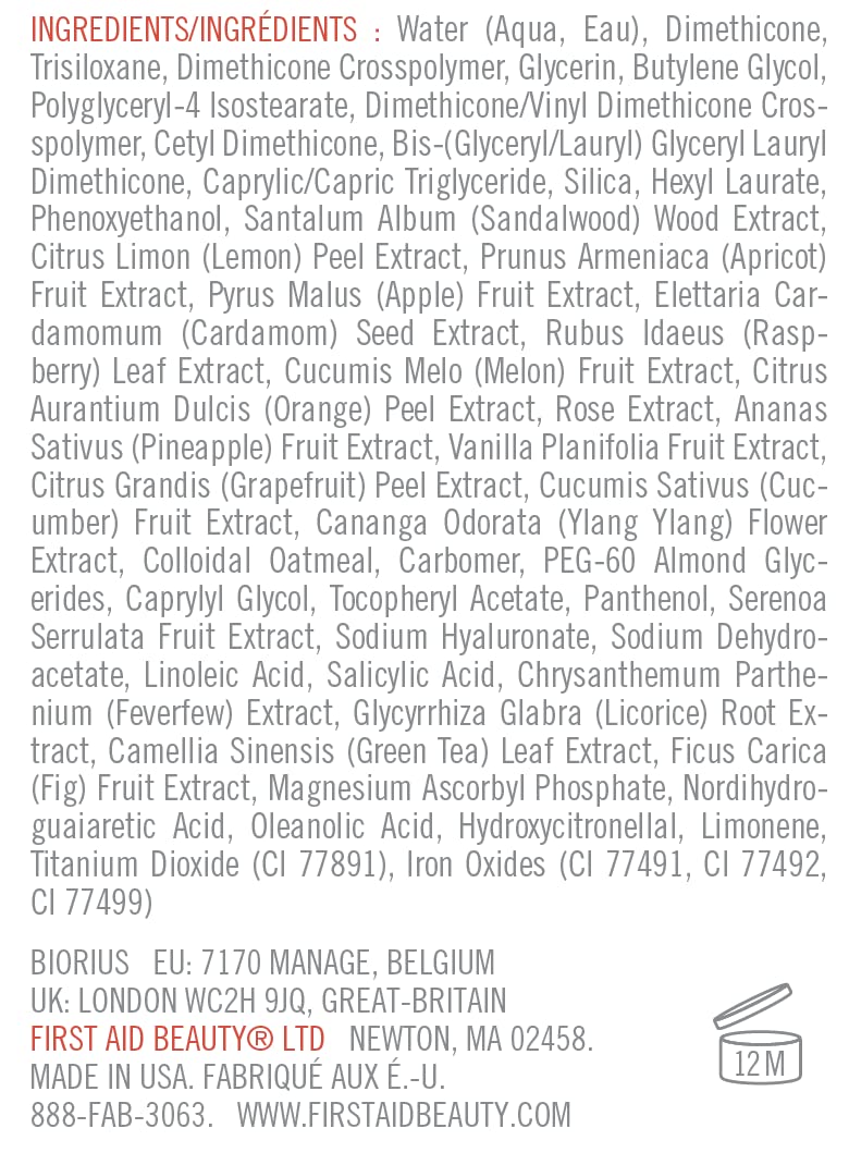 First Aid Beauty Hello FAB Pores Be Gone Matte Primer with Fig Extract: Oil-Free Primer with Salicylic Acid to Improve Skin Texture and Won't Clog Pores (1.7 oz)