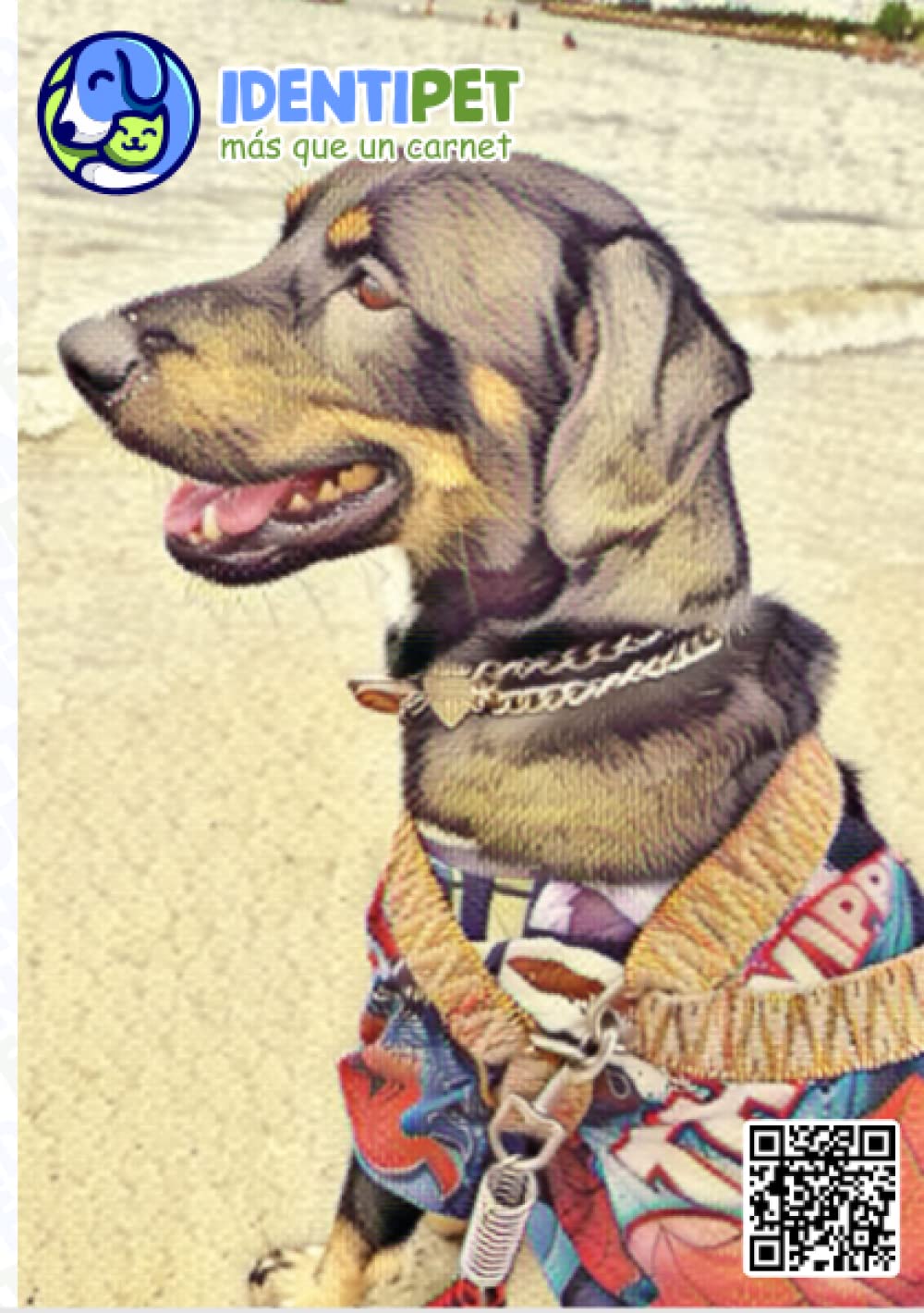 Cuaderno IdentiPet: Lennon Playero a líneas: ¡Especial para los amantes de los peluditos!