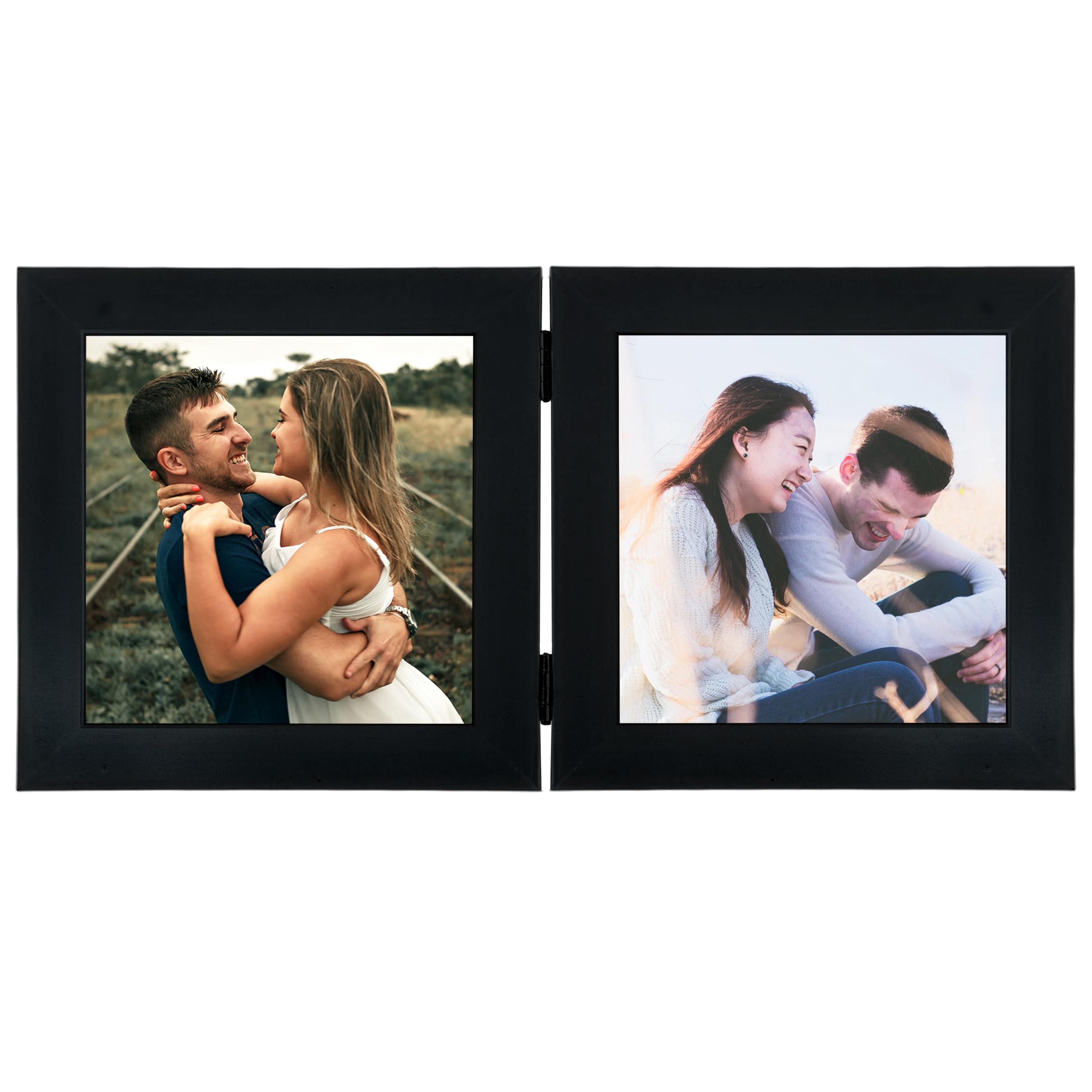 Art Street Folding Table Stand Couple Black 5x5 Inch Photo Frame For Home Décor | Foldable Photo Frame with Acrylic Plexiglass | For Bedroom, Hallways, Office, Living Room (13x13 CM) - Image 8 thumbnail