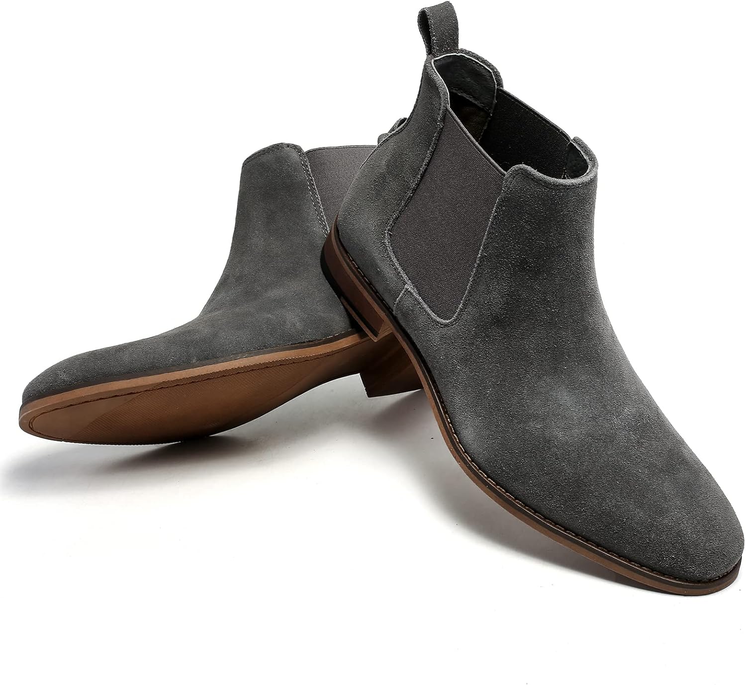 Cestfini Chelsea Boots Men Classic Elastic Dress Boots Casual Men's Chelsea Ankle Boots - Image 7