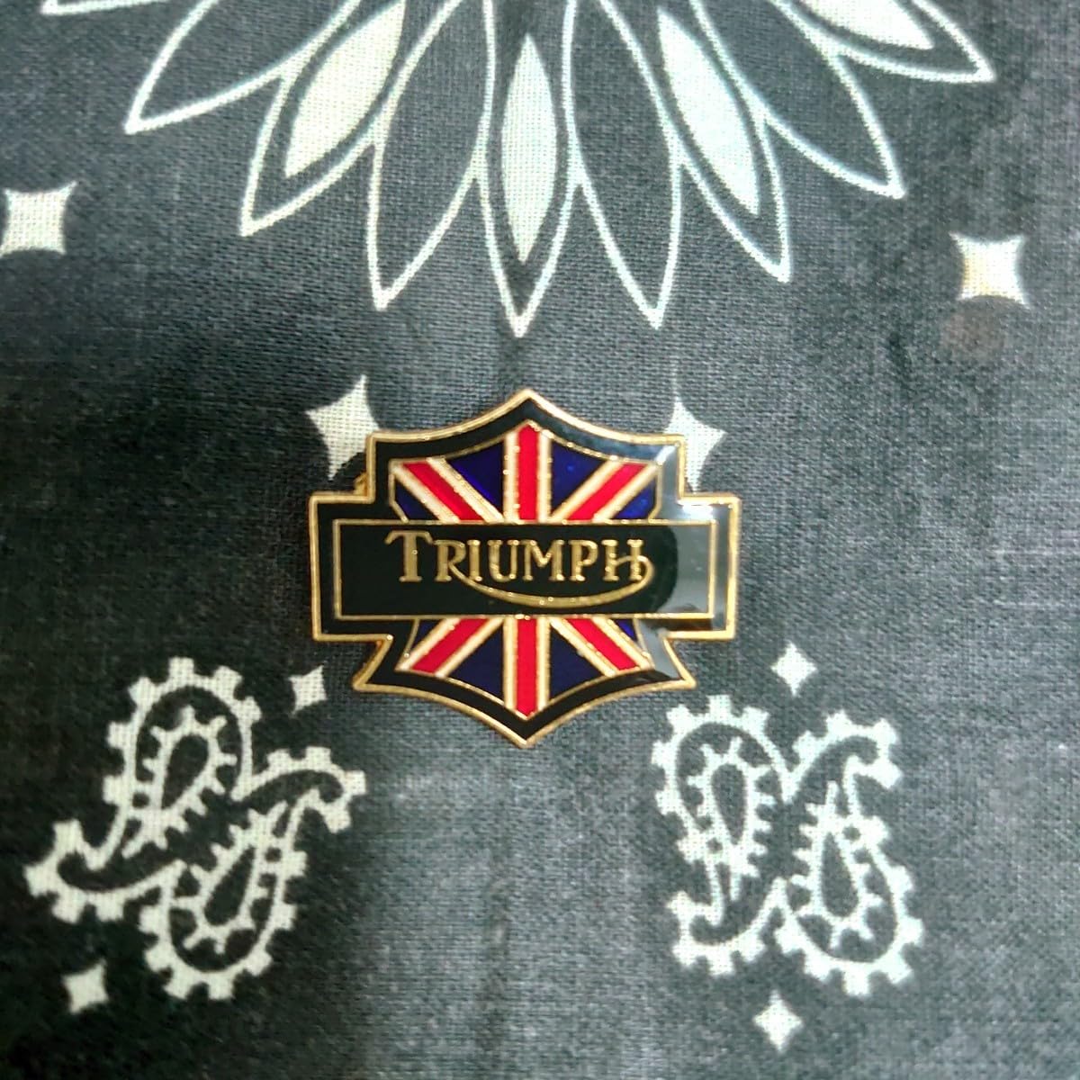 Amazon.co.jp: B TRIUMPH Union Jack ピンバッジ。トライアンフ 