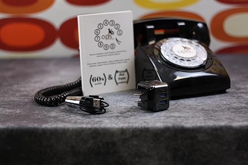 Miniatura 5 de Opis 60s Mobile 4G Teléfono El teléfono celular de escritorio GSM retro giratorio - teléfono móvil para personas mayores desbloqueado en estilo de