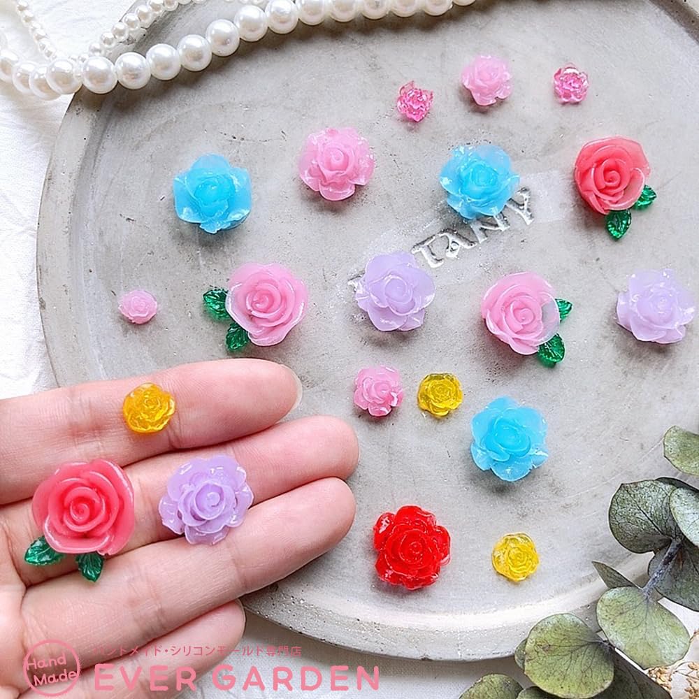 612】薔薇のピアス/イヤリング/樹脂粘土(822薔薇のピアス 612】薔薇のピアス/イヤリング/樹脂粘土(822薔薇のピアス