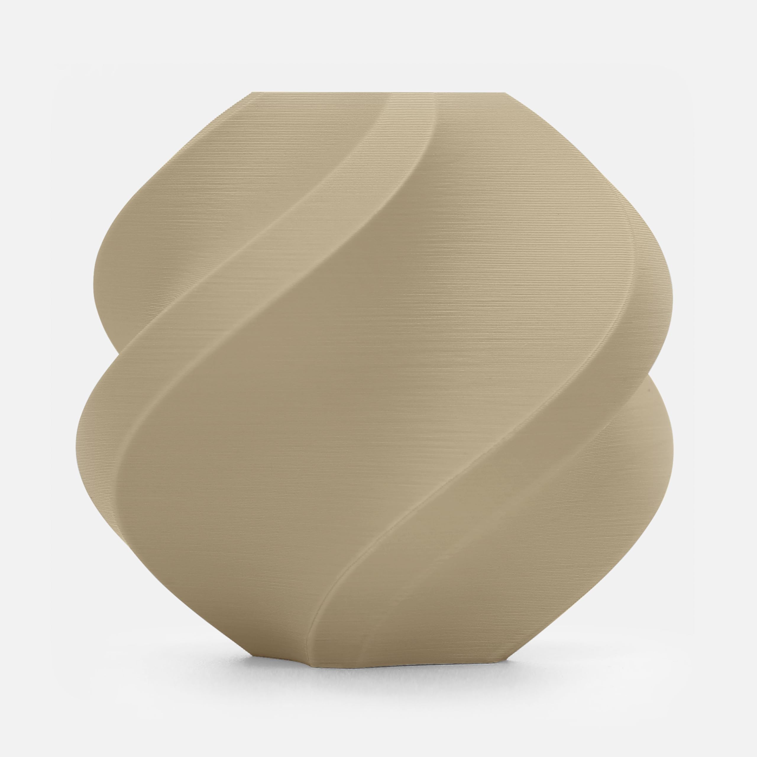 Bambu Lab PLA Matte Filament 1.75mm 1kg Spool - PLA 3D Printer Filament, Smooth Finish, Low Warp, Easy to Print, Compatible with Bambu Lab & Most FDM 3D Printers - Desert Tan (11401) - Refill