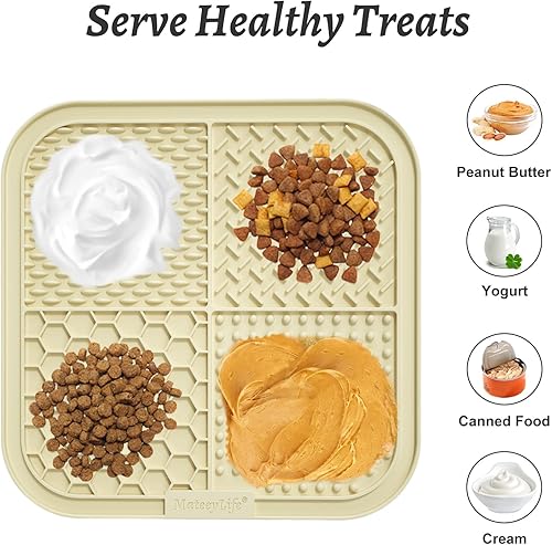 Miniatura 3 de MateeyLife 2PCS Alfombrilla de Lamer Grande para Perros y Gatos, Alfombrillas de Lamer para Alivio de la Ansiedad en Perros, Almohadilla de Lamer de