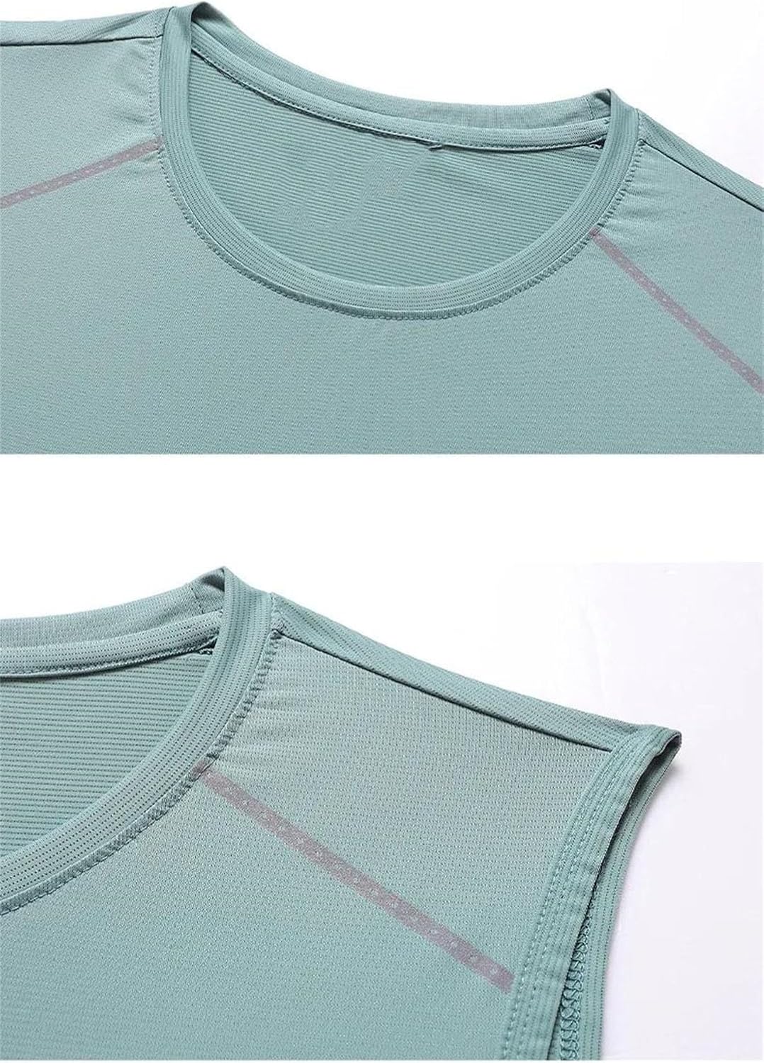 Men Tank Tops Ice Silk Sleeveless Breathable Quick Dry Casual Sport Vest