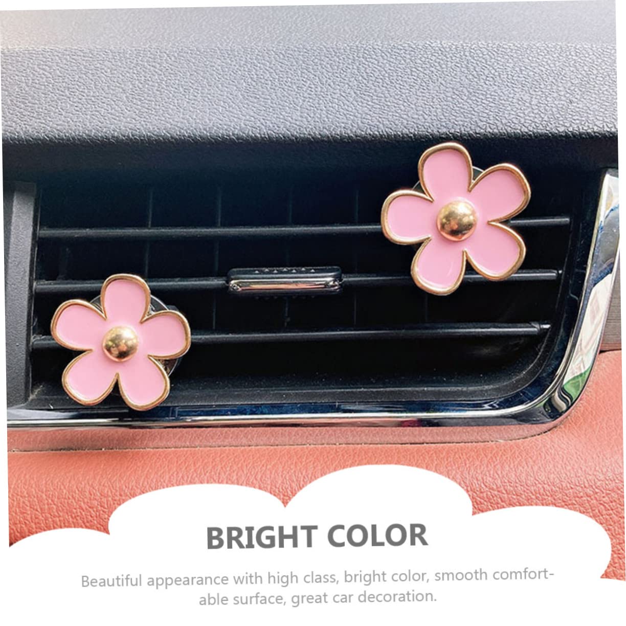 ibasenice 24stücke Auto Lüftung Clips Blumen- Aromatherapie Duftstecker Für Auto Stilvolle Innenraumaccessoires Für Installieren Und Langlebig