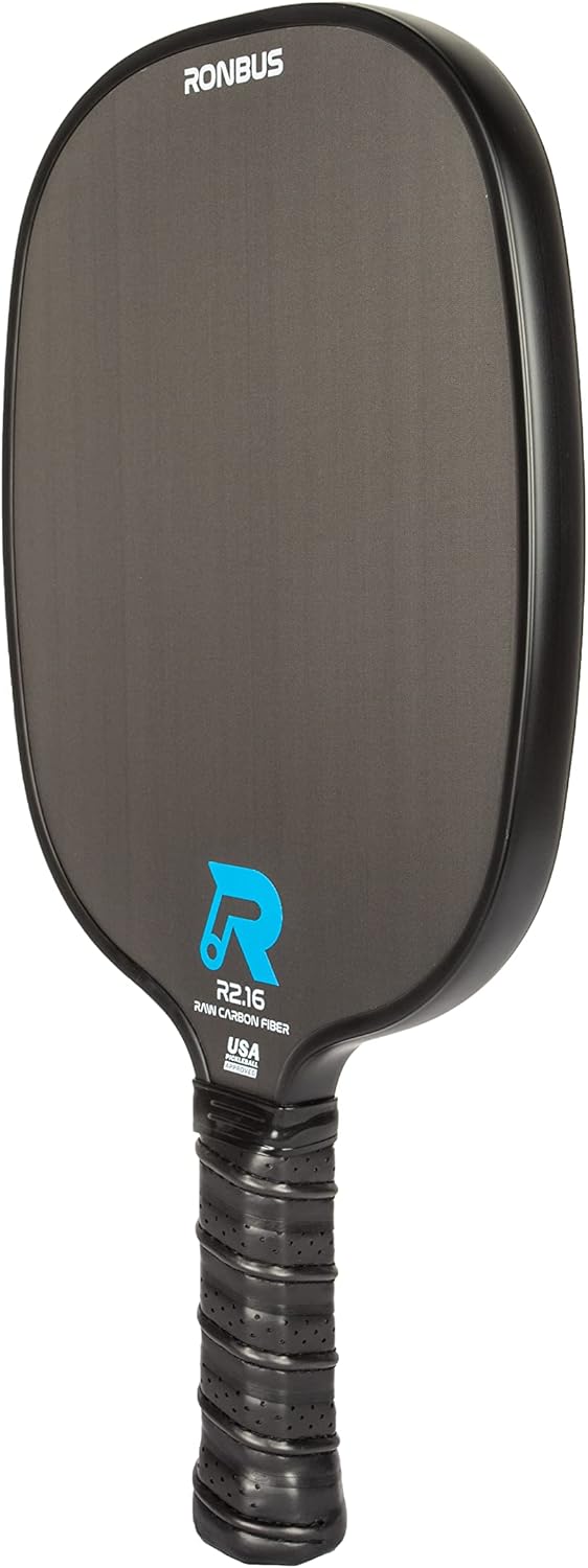 Ronbus R1.16/R2.16/R3.16 Raw Toray T700 Carbon Fiber Pickleball Paddle with 16 mm Polypropylene Honeycomb Core