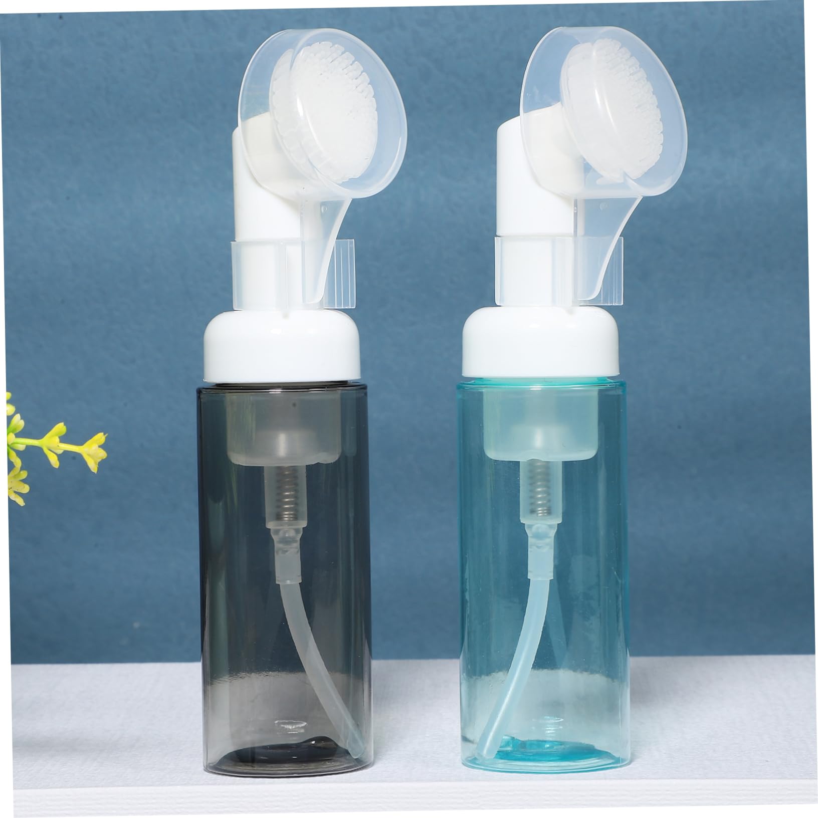 Beaupretty 5 Series Envase Cosmético Botella Vacía Botella De Espuma 60ml 2 Piezas Negro Transparente + 2 Piezas Verde Transparente Botellas Vacias Para Liquido Baño El Plastico 4 Piezas X 5