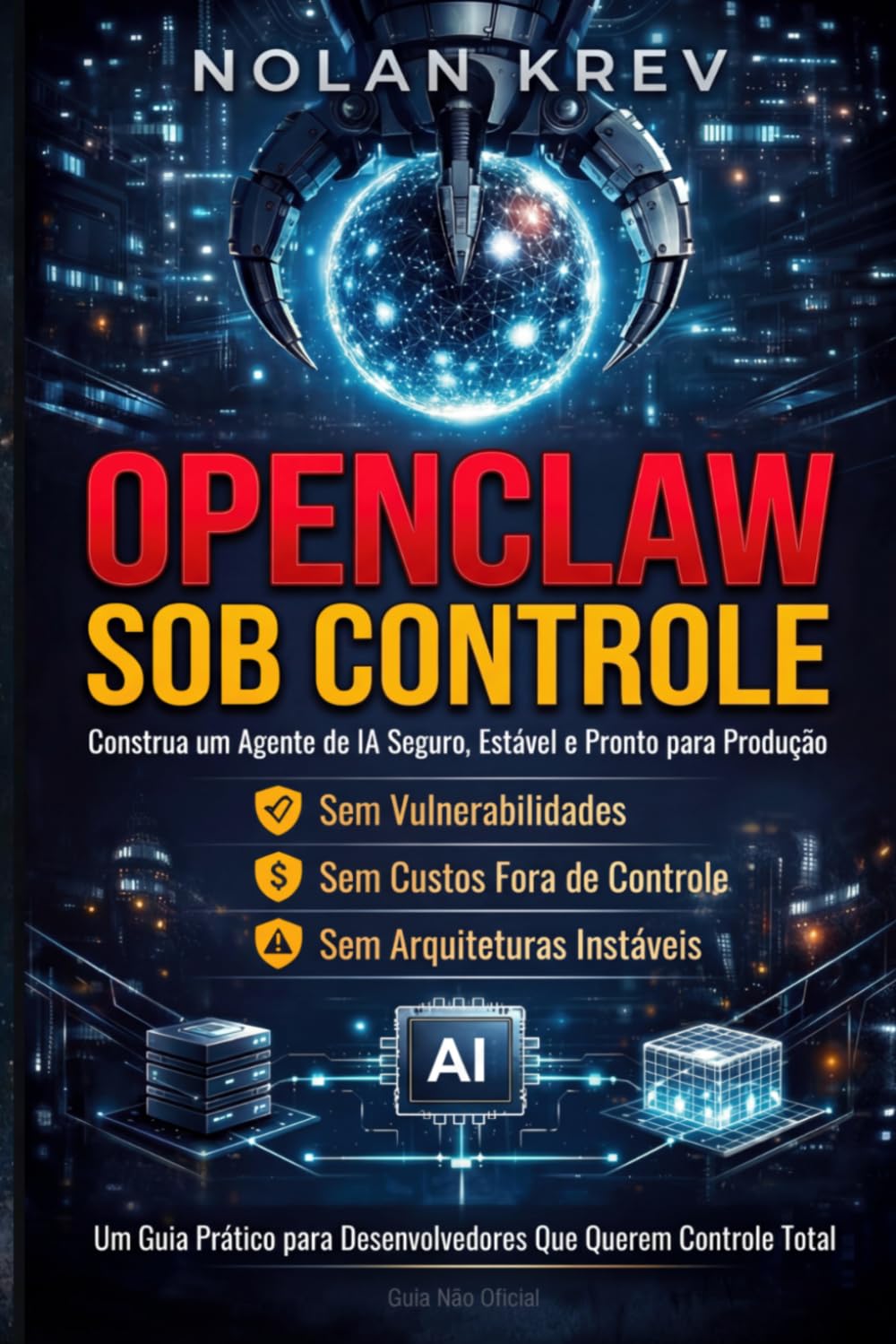 OpenClaw Sob Controle: Construa um Agente de IA Seguro e Confiável que Realmente Funciona — Sem Riscos de Segurança, Custos Descontrolados ou Configurações Quebradas (Portuguese Edition)
