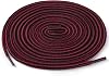 uxcell 3 Pairs Round Rope Dual Colored Striped 15 Thick Shoelace for Boots Sneakers Hiking Shoes
