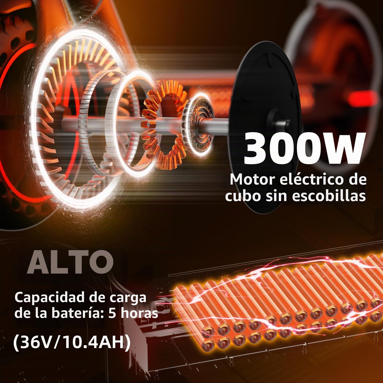 Patinete eléctrico de 8,5 Pulgadas, autonomía máxima de 30 km, patín eléctrico Plegable con función de Bloqueo integrada, Control por aplicación, Patinete eléctrico para Adultos para Ciudad y Campo