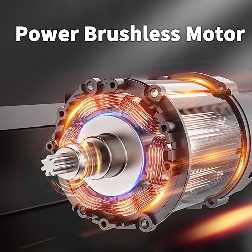 Vista 16 de NAWIN Kit de amoladora angular inalámbrica de 4 pulgadas, amoladora de velocidad variable, batería de iones de litio de 2 × 4.0Ah y cargador rápido