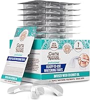 Vista 1 de GuruNanda Bandejas blanqueadoras precargadas listas para usar (7 tratamientos) con 8% de peróxido de hidrógeno para eliminar las manchas