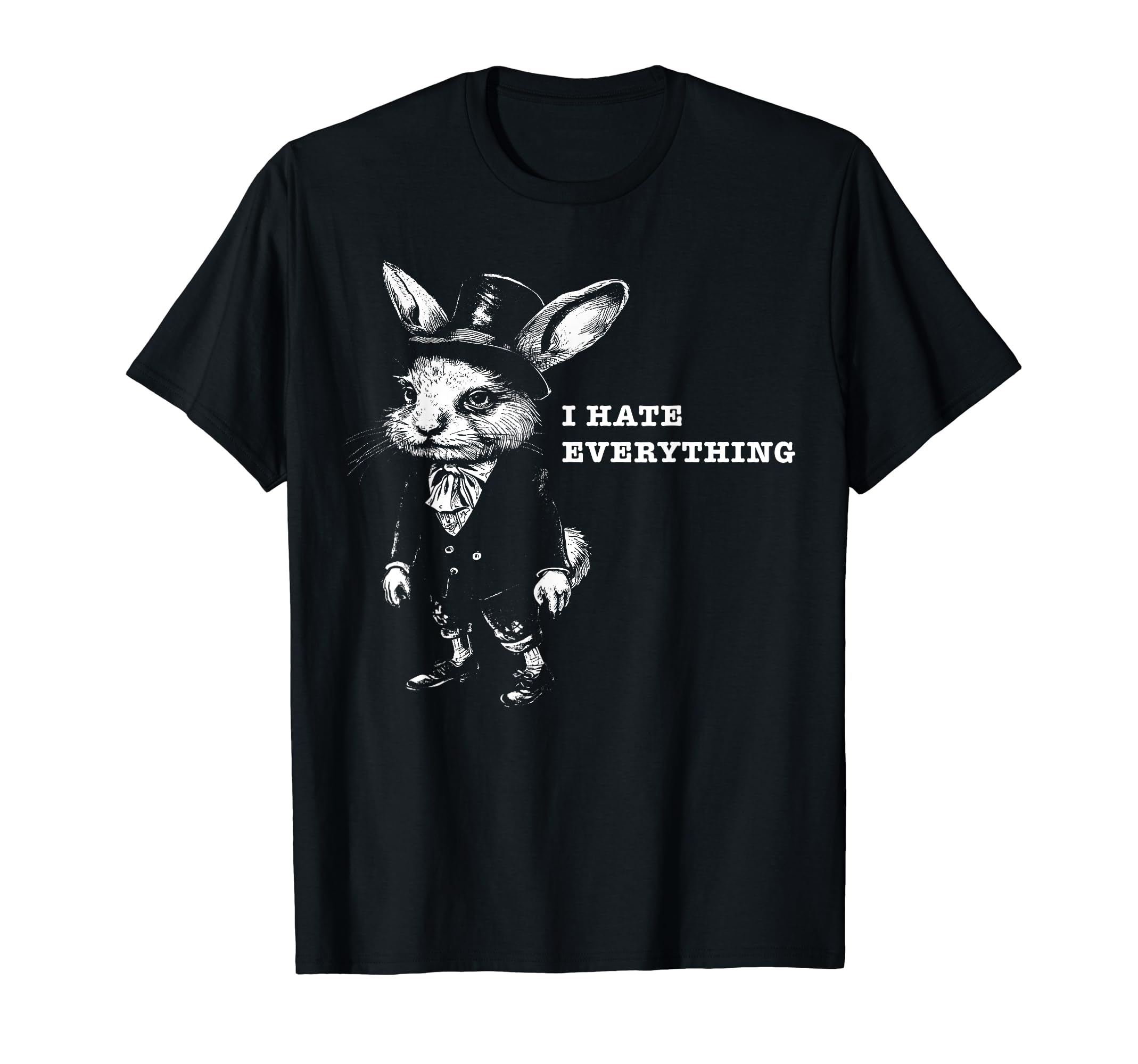 NIHILIST ALICE IN WONDERLANDI Hate Everything | Nihilist Alice in Wonderland Punk Gothic T-Shirt