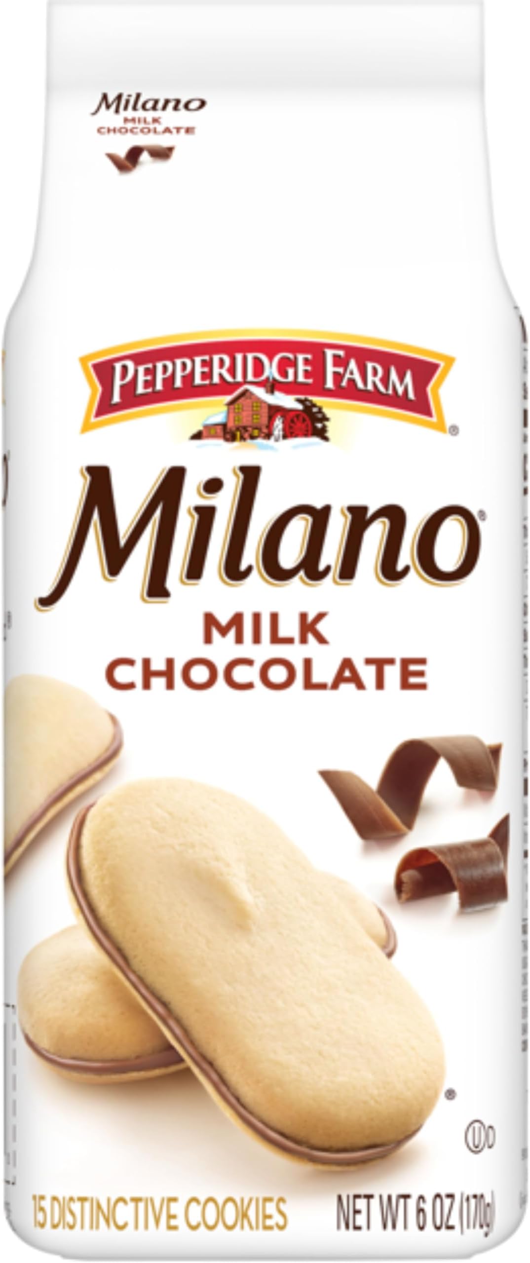 Milano Milk Chocolate Cookies, 6 Oz