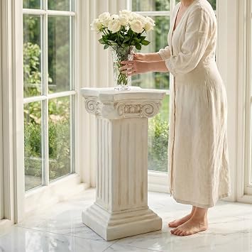 Elegant Classical Greek Roman Ionic Statue