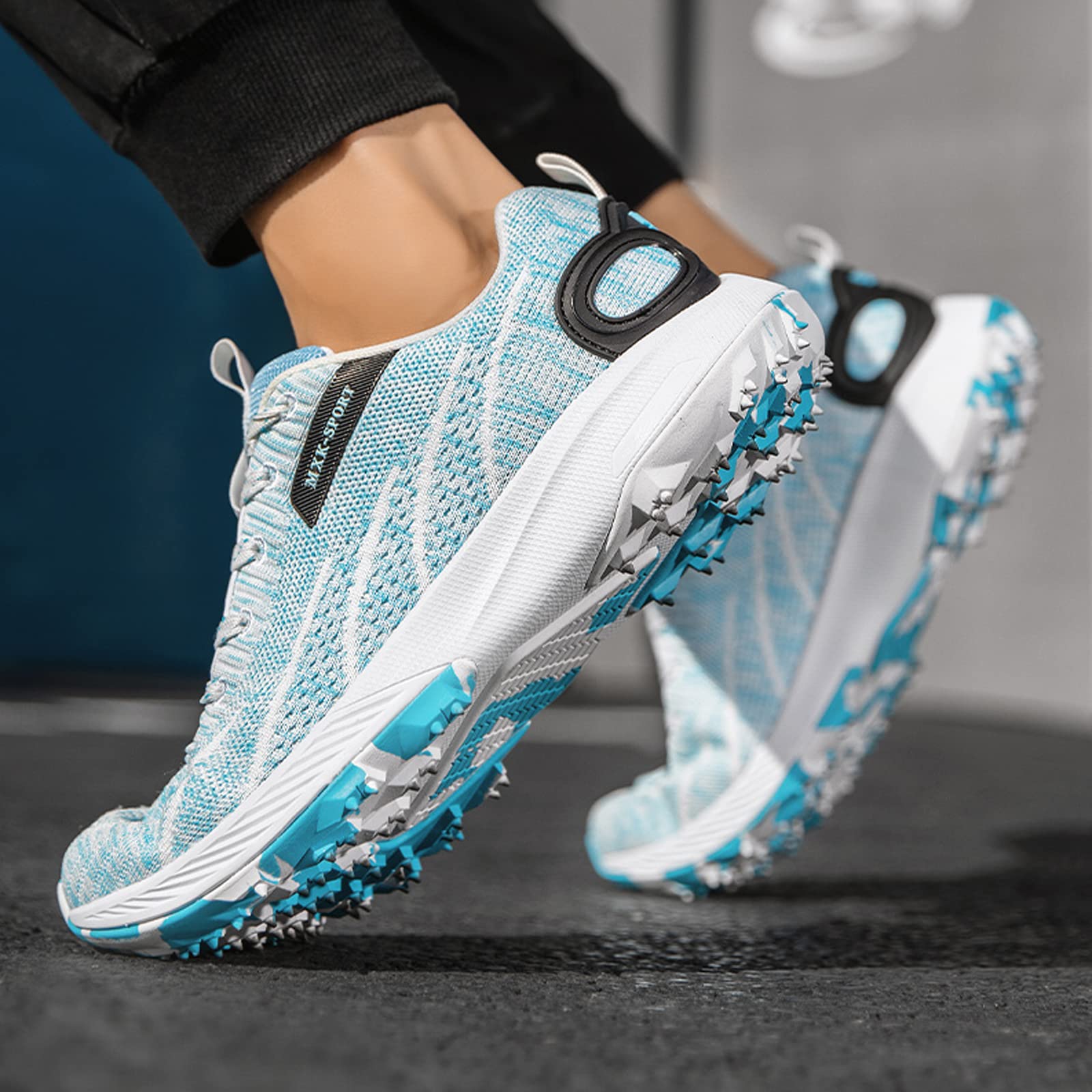 LZQpearl Zapatillas De Atletismo, Unisex, Antideslizantes, para Jóvenes, Deportivas, para Correr, para Hombres Y Mujeres, con Puntas De Goma, Cómodas Zapatillas para Salto De Longitud