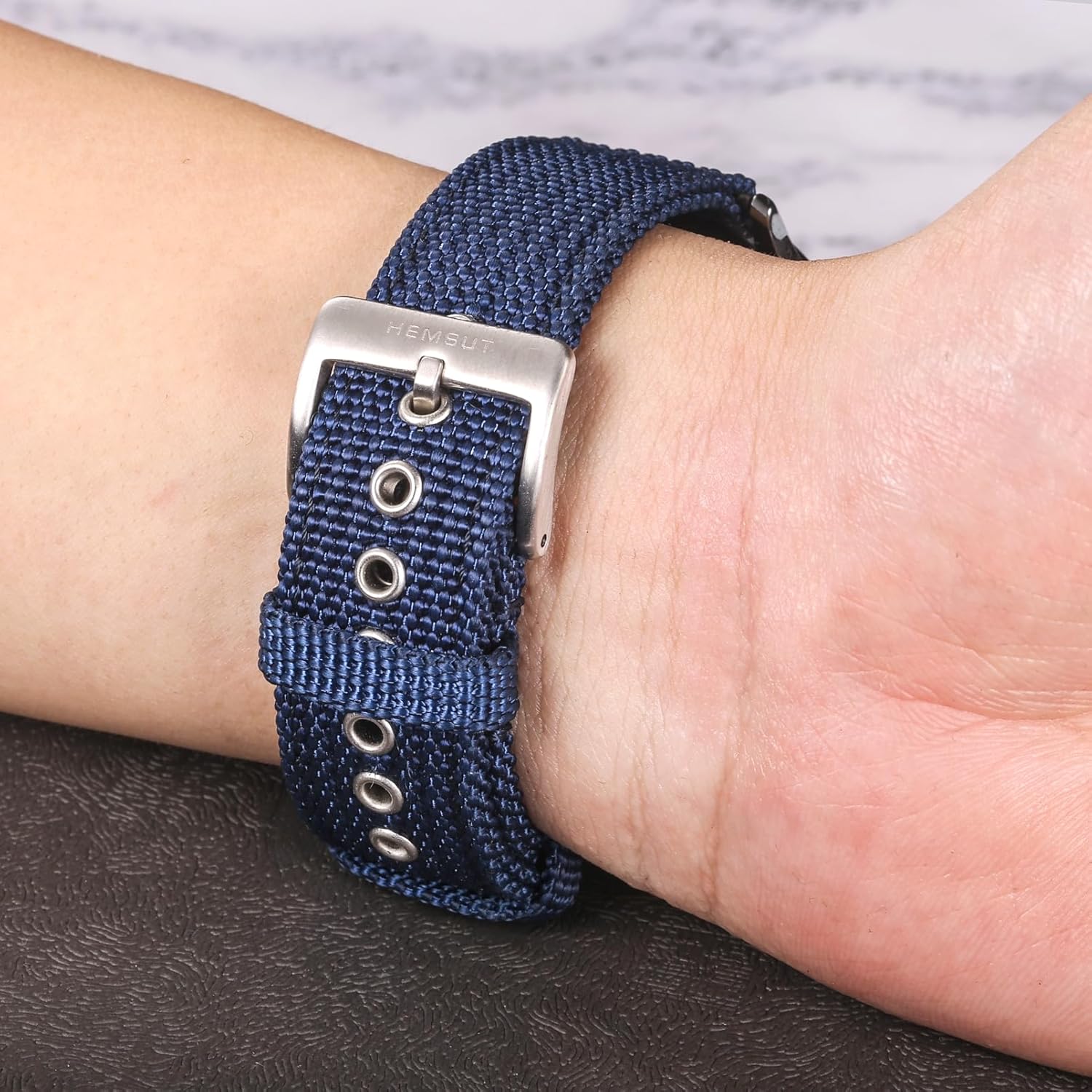 Nylon Band Compatible with Samsung Galaxy Watch 8 40mm/44mm/Classic 46mm 2025,Casual Watch Strap for Galaxy Watch 8 Men Women,NOT for Other Models