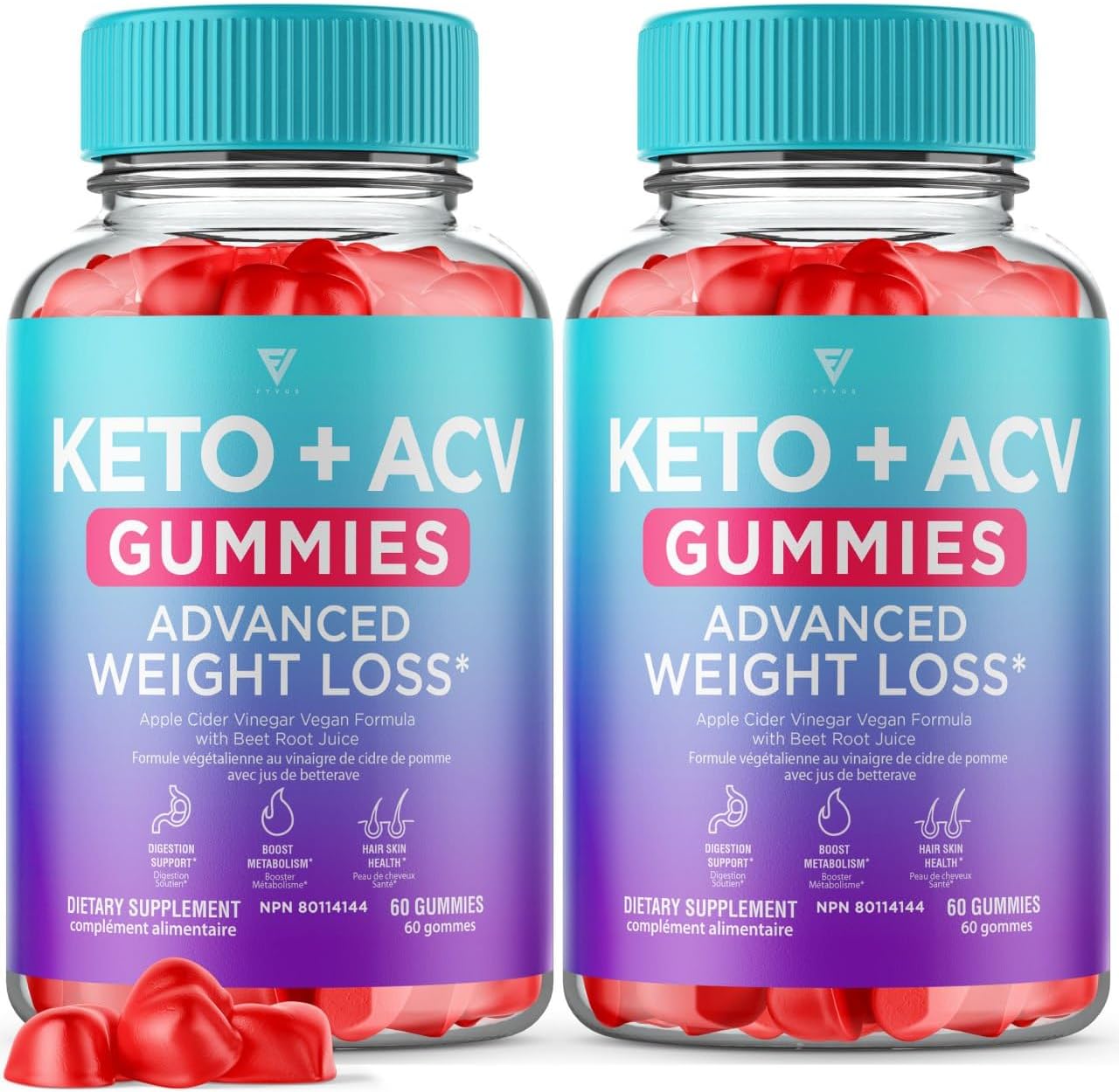 (2 Pack) Keto ACV Gummies, Keto Gummies Weight Loss Canada, Keto Gummies, Keto Apple Cider