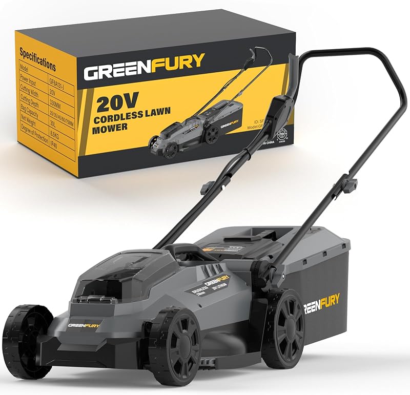 Cordless Lawn Mower Compatible with Dewalt