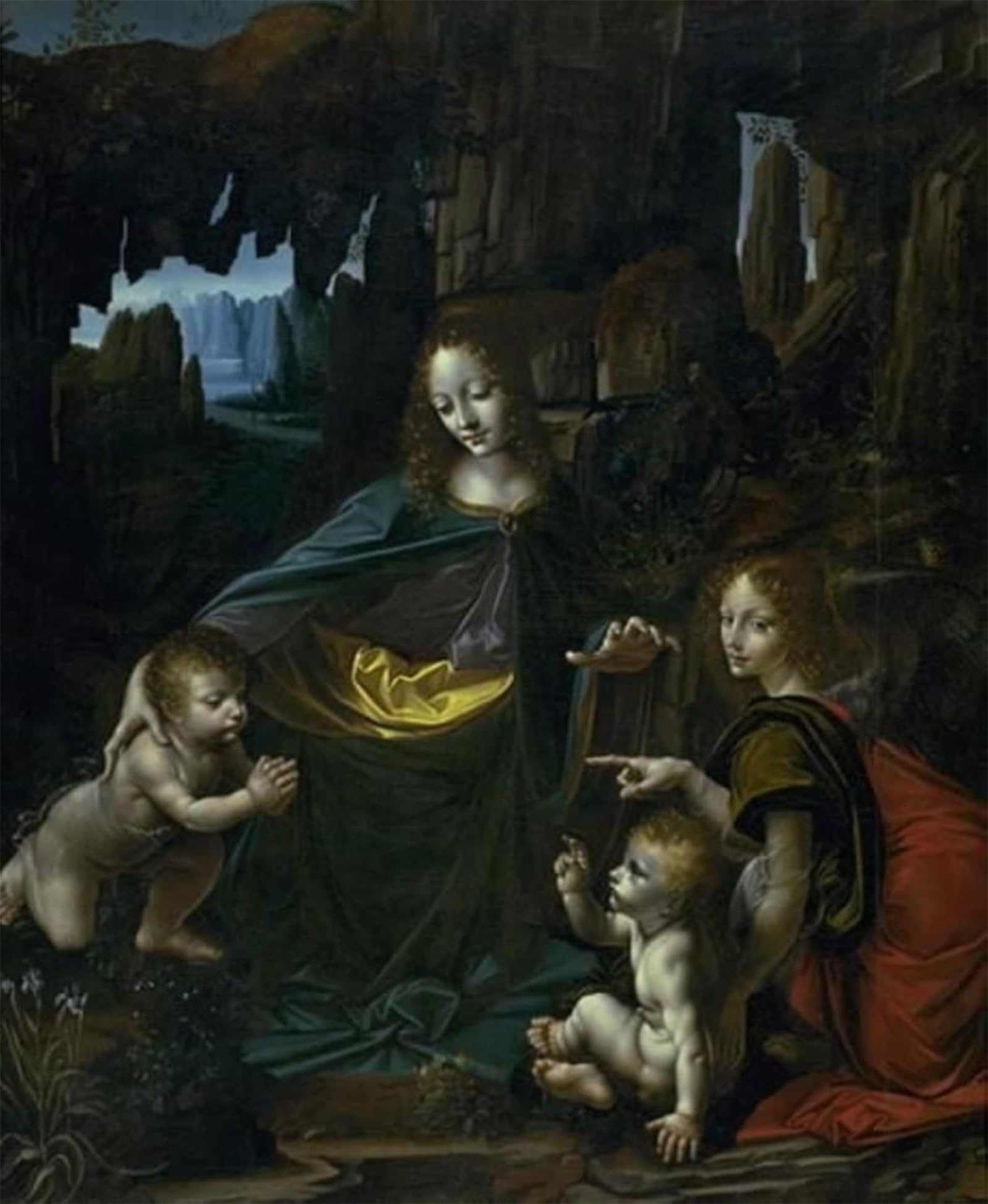 POSTERIIk Famous Animal Posters Vintage Picture the Virgin of the Rocks by Antonio Boltraffio Modern Wall Decor for Home Decor 60x90cm