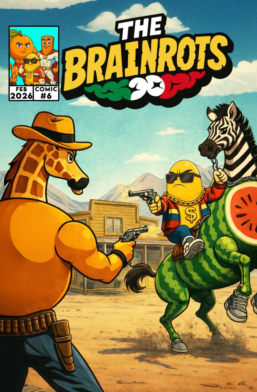 THE BRAINROTS #6 - Numero Sei - Il fumetto dei personaggi Italian Brainrot [Nuovo Episodio di Super Sahur]: 3 Storie a Fumetti in Italiano [Prima ... Italian Brainrot [Versione in Italiano])