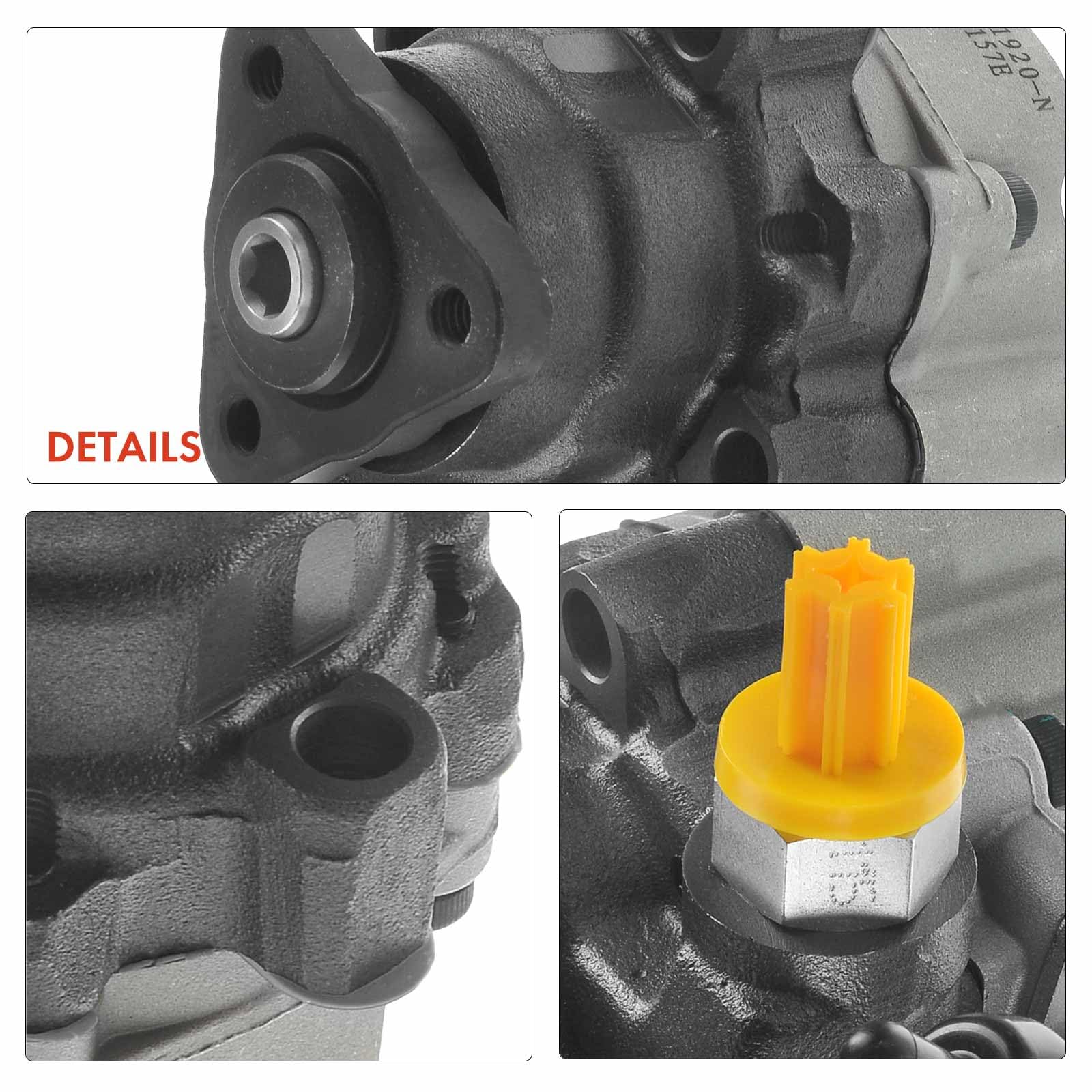 Frankberg Pompe Hydraulique Direction sans poulie Compatible avec Defender LD L316 2.5L 1994-1999 Discovery I LJ 2.5L 1994-1998 Diesel Remplacer# ANR2157