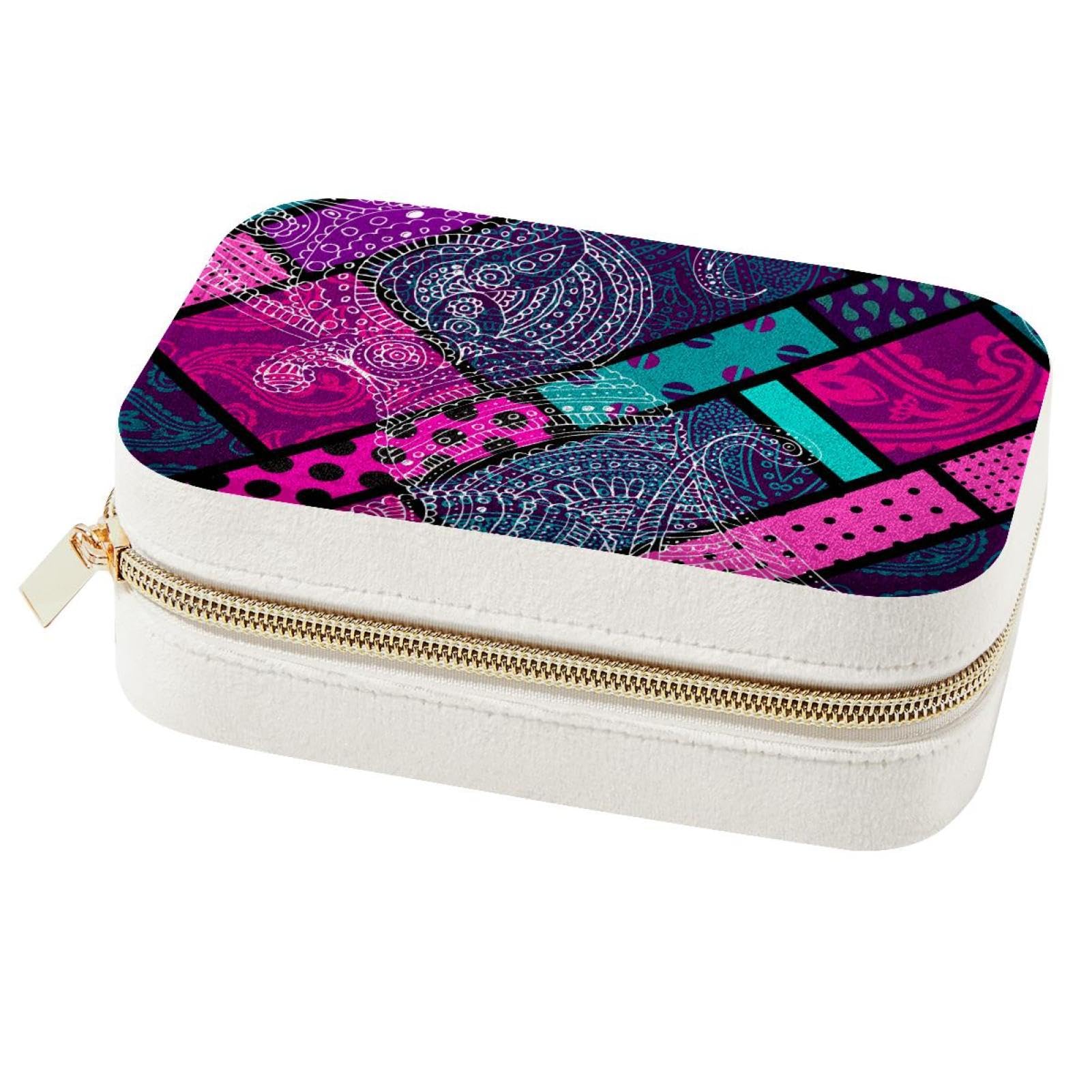 Boîte à bijoux portable en déplacement : votre coffret chic de voyage pour boucles