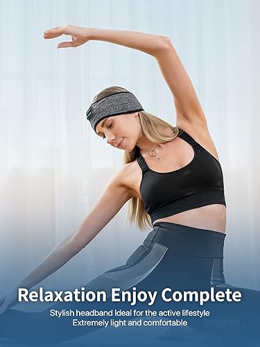 Miniatura 3 de Sleep Headphones Diadema deportiva inalámbrica, auriculares ultra largos para dormir, auriculares con diadema integrados perfectos para dormir,
