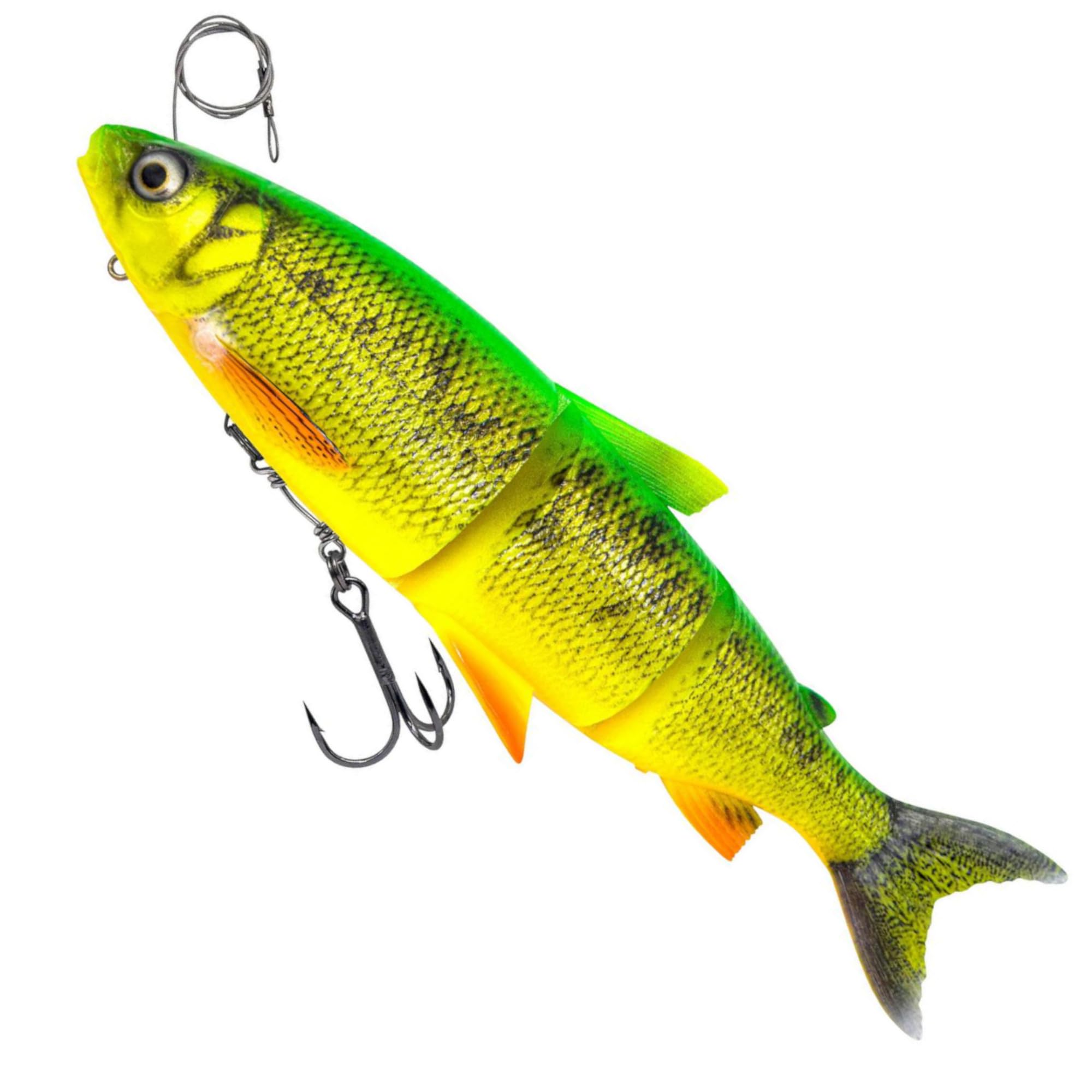 Savage Gear 3D Line Thru Whitefish Swimbait Mounted Rubber Fish Weight: 53 g Size: Size 2 Length: 17 cm Colour: Fire Whitefish
